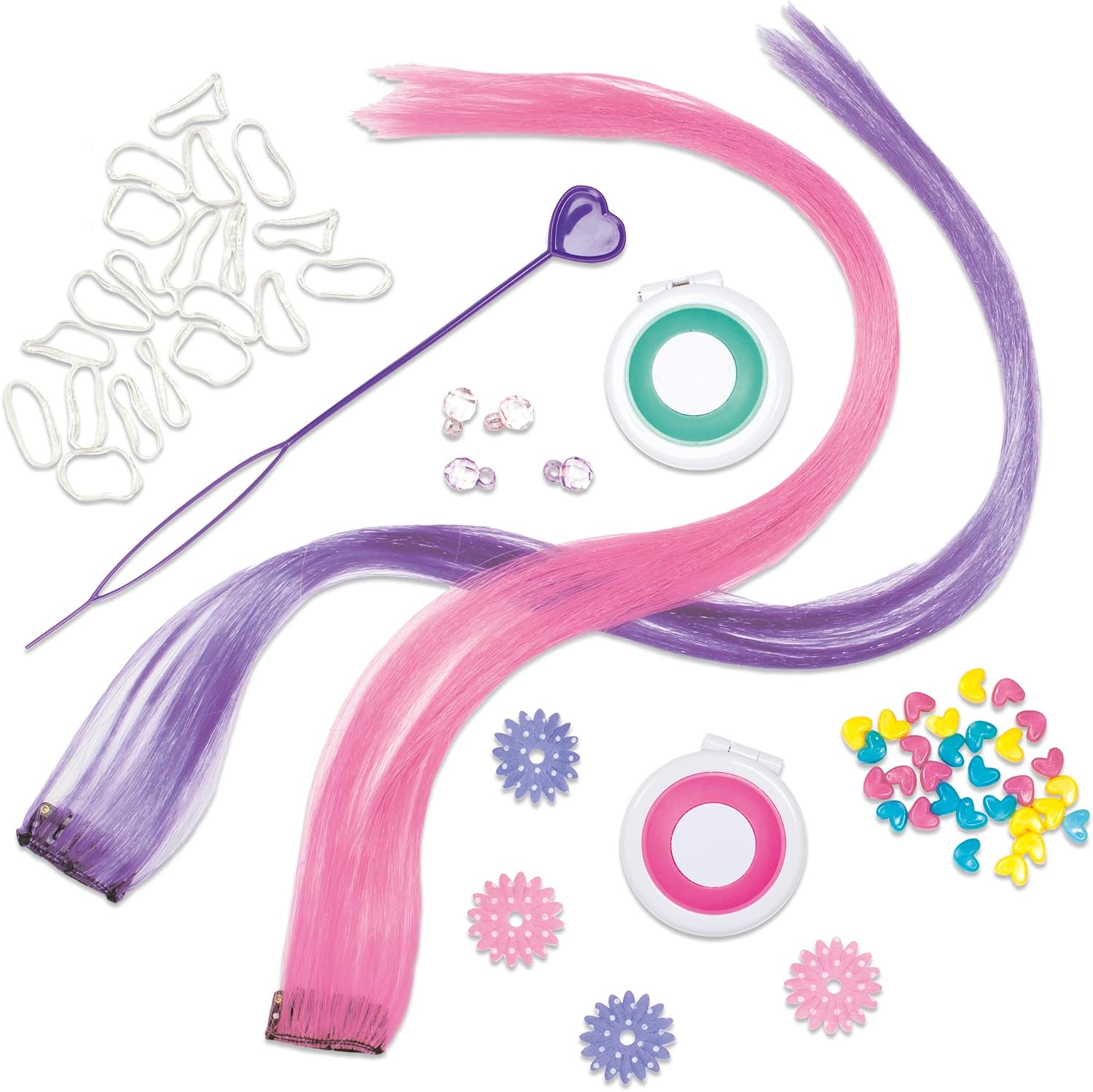 Galt Toys, Fab Hair, Hair Chalk Kit and Extensions for Children, Ages 6 Years Plus