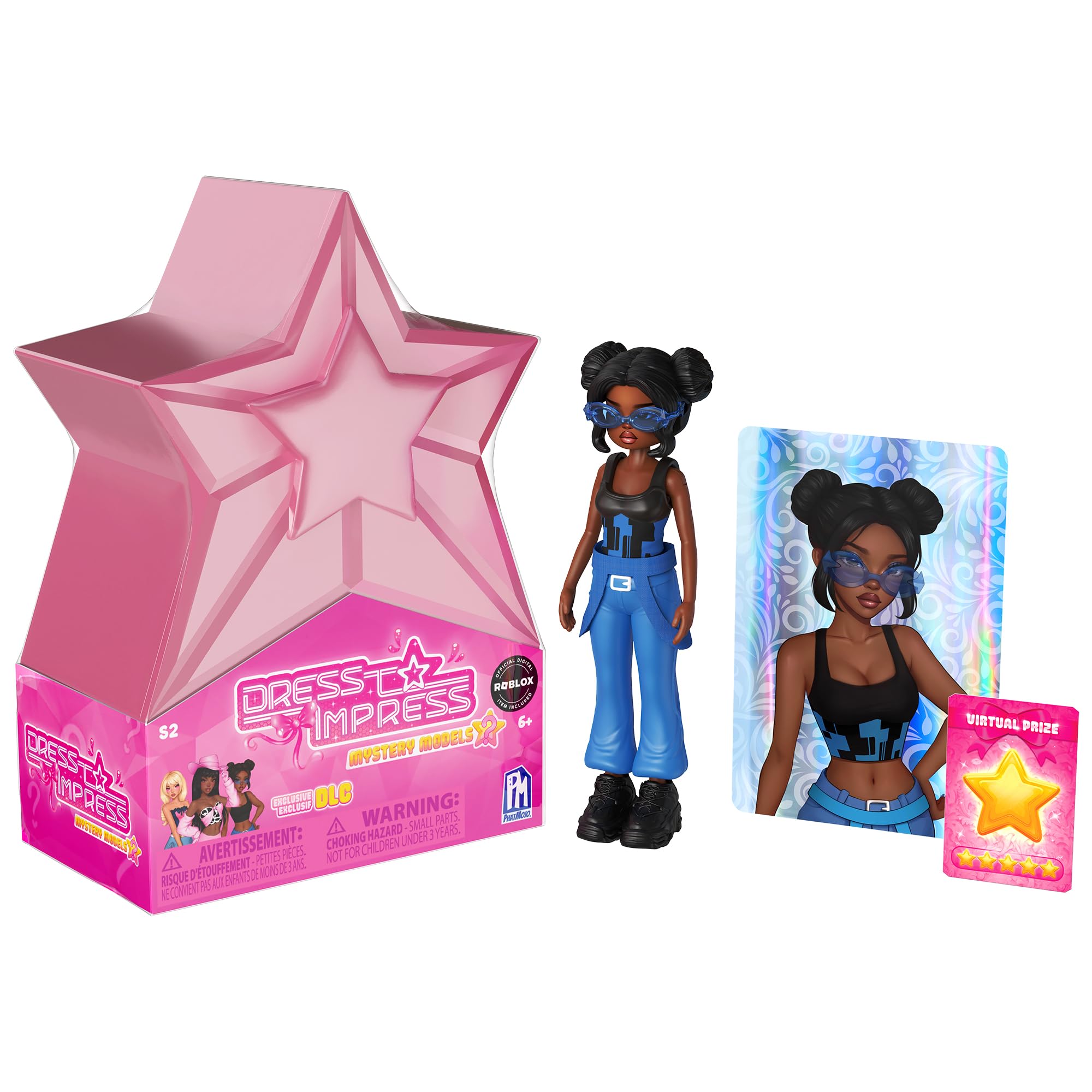 Dress To Impress Mystery Models Series 2 - Collectible Posable Dolls with Display Capsule & DLC Code 15
