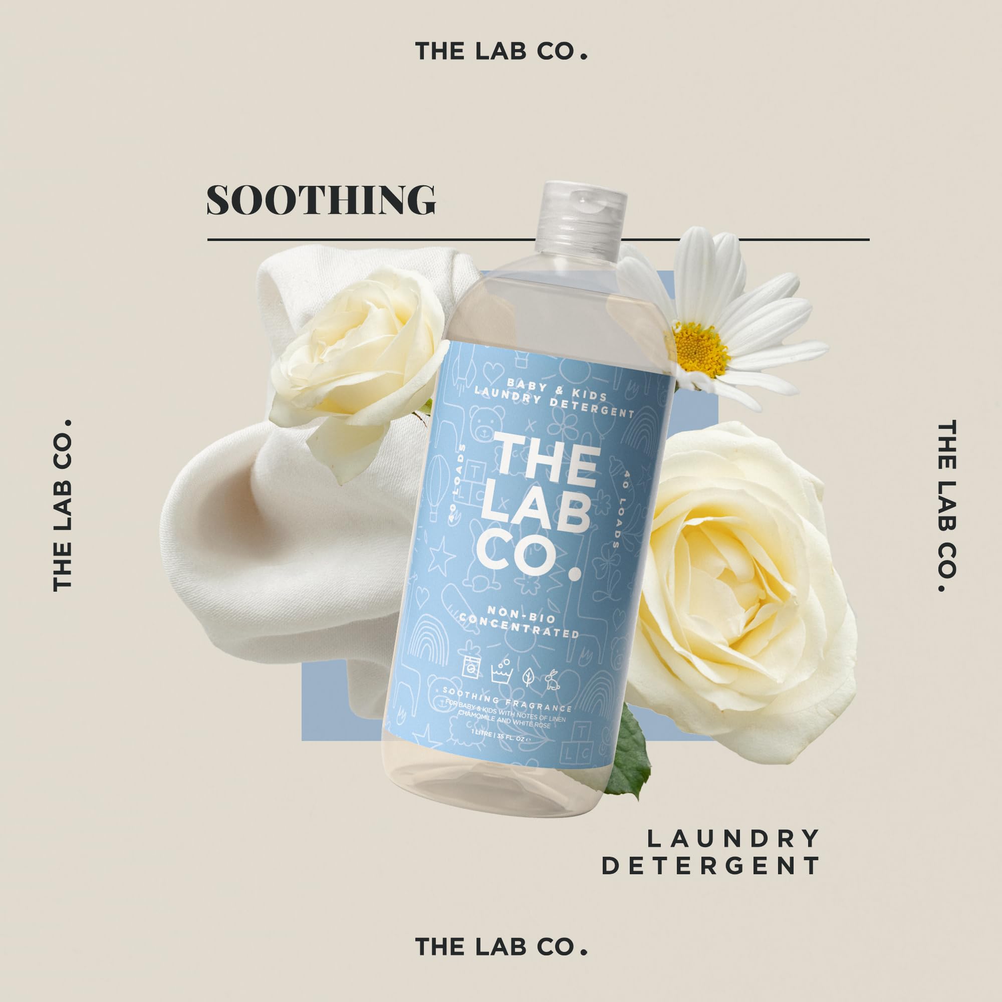 The Lab Co. - Non-Bio Concentrated Laundry Detergent | 1L, 40 Loads 6