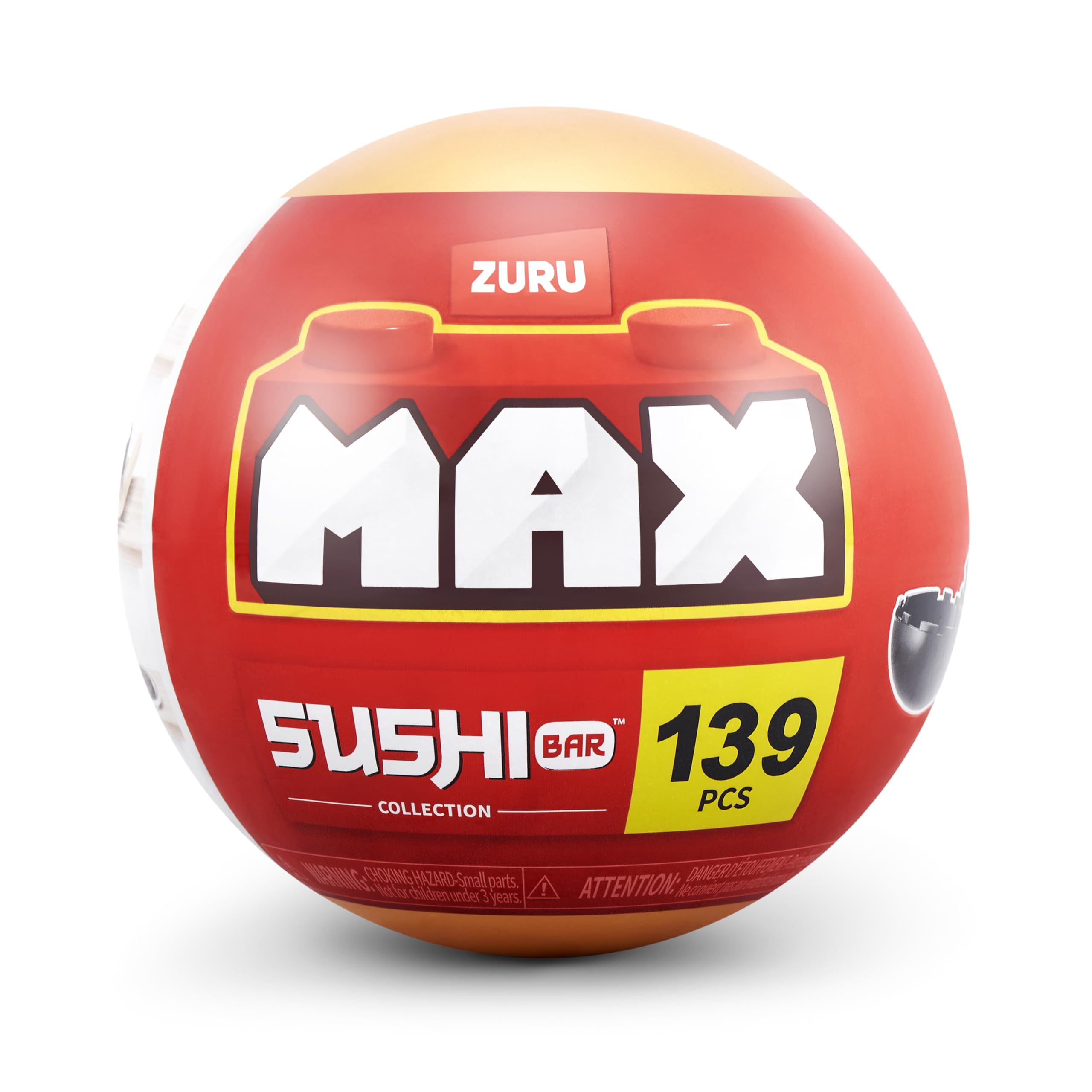 Max Build More Premium Sushi Bar Collection - 139-Piece Building Set for Ages 3+