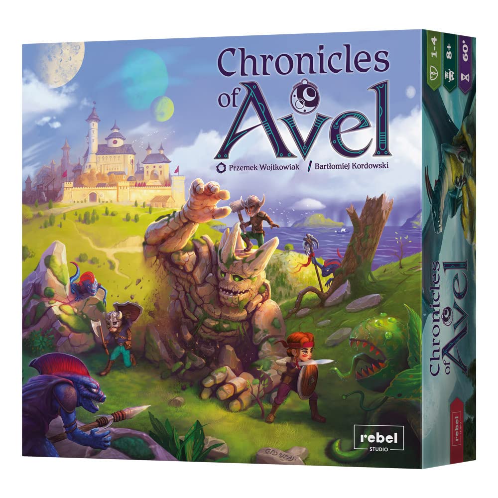 Rebel Studio Chronicles of Avel Cooperative Board Game | 4 Players | 60 Minutes Playtime