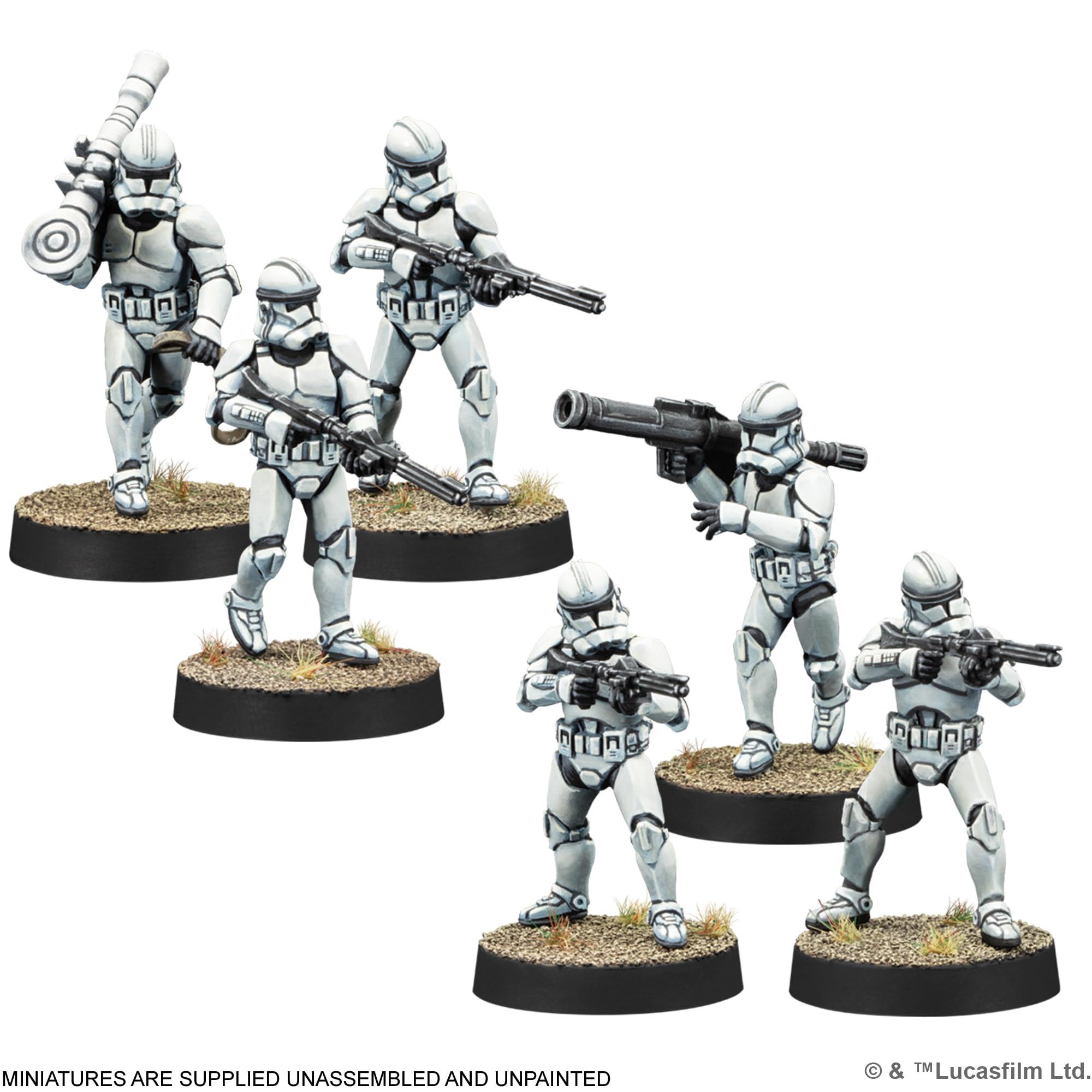Asmodee Star Wars: Legion - Clone Trooper Marksmen Miniature Board Game Expansion | 11 Miniatures 3