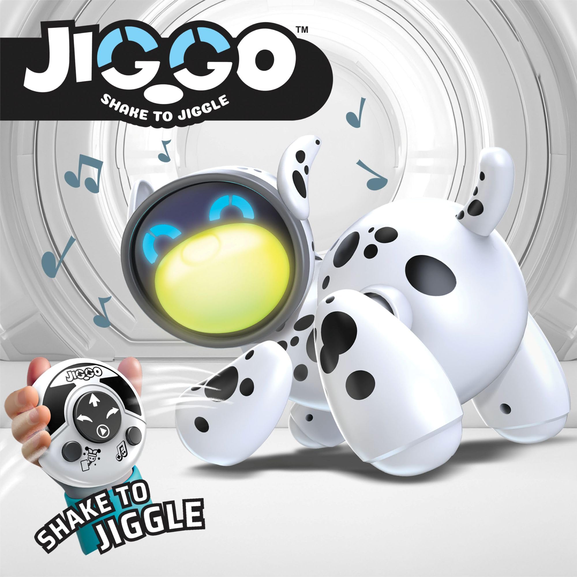 SilverLit Jiggo Interactive Dancing Pet Robot Toy with Remote Control | Ages 3+ | Multicoloured