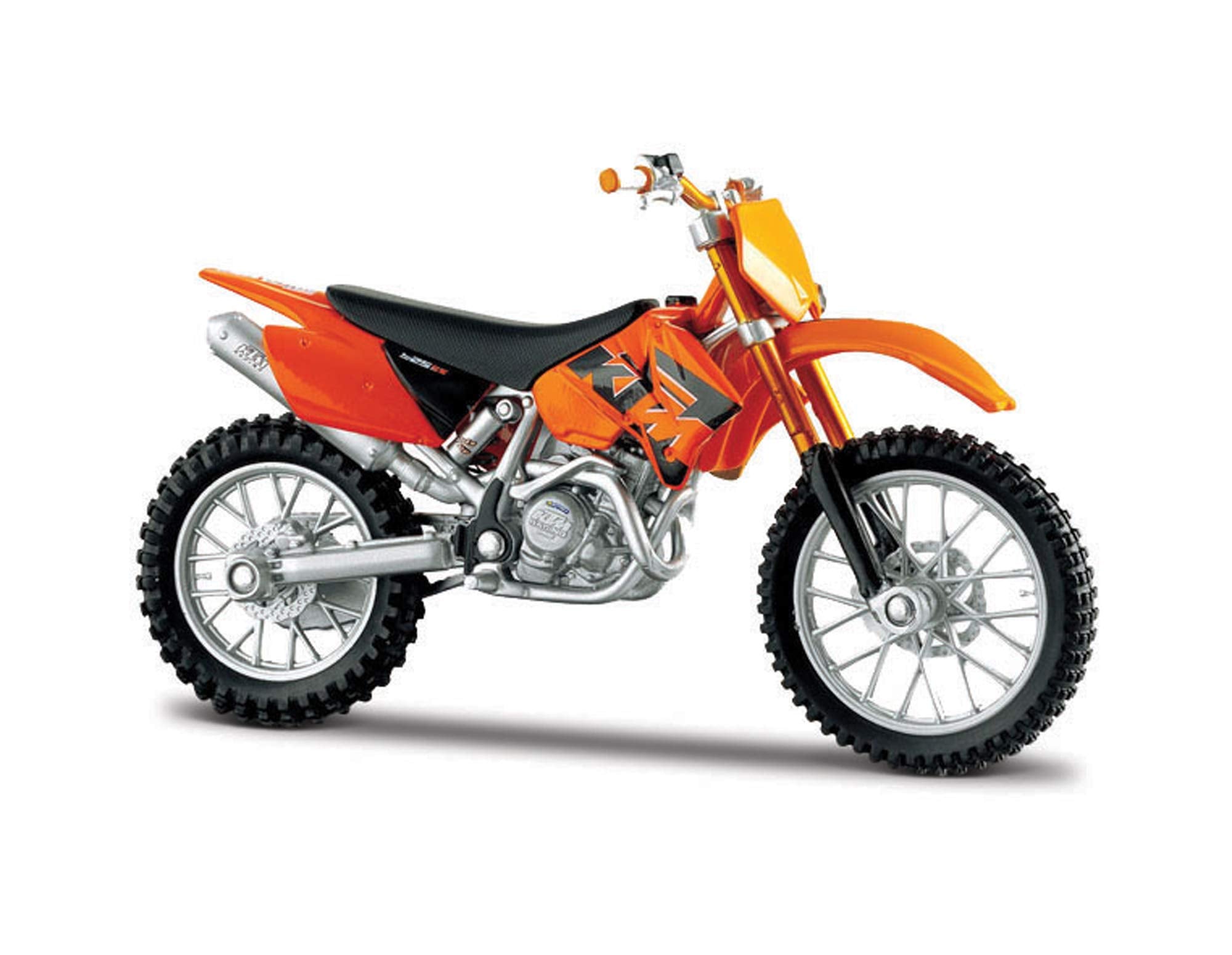 Maisto KTM 525SX Motorbike Model - 1:18 Scale Diecast | Orange