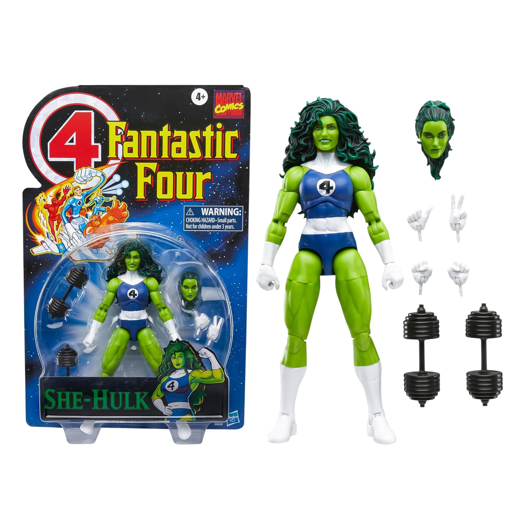 Marvel Legends Series She-Hulk Fantastic Four Action Figure | 6 Inch | Hasbro