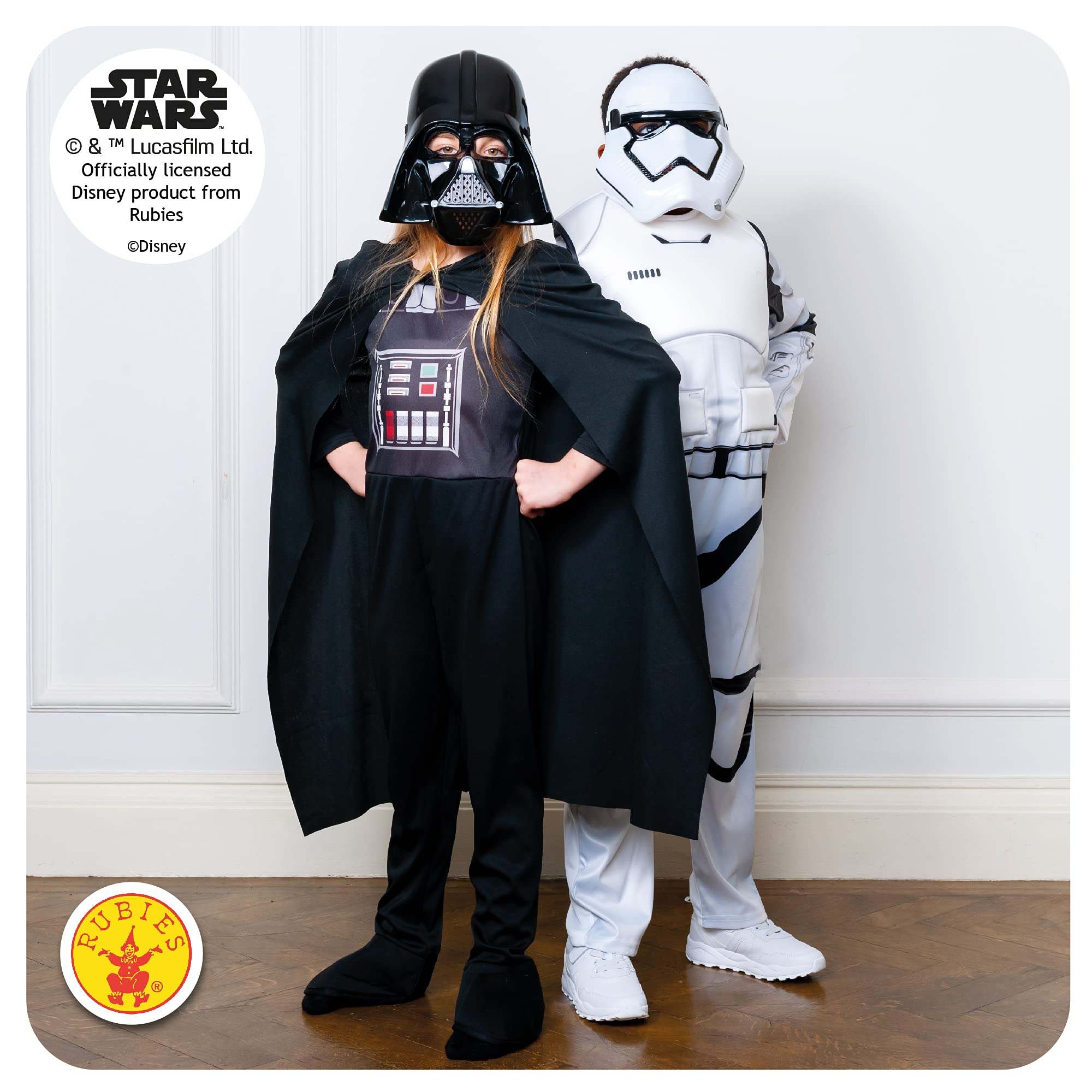 Rubies Official Disney Star Wars Darth Vader Classic Child Costume | Sizes S-XL 3