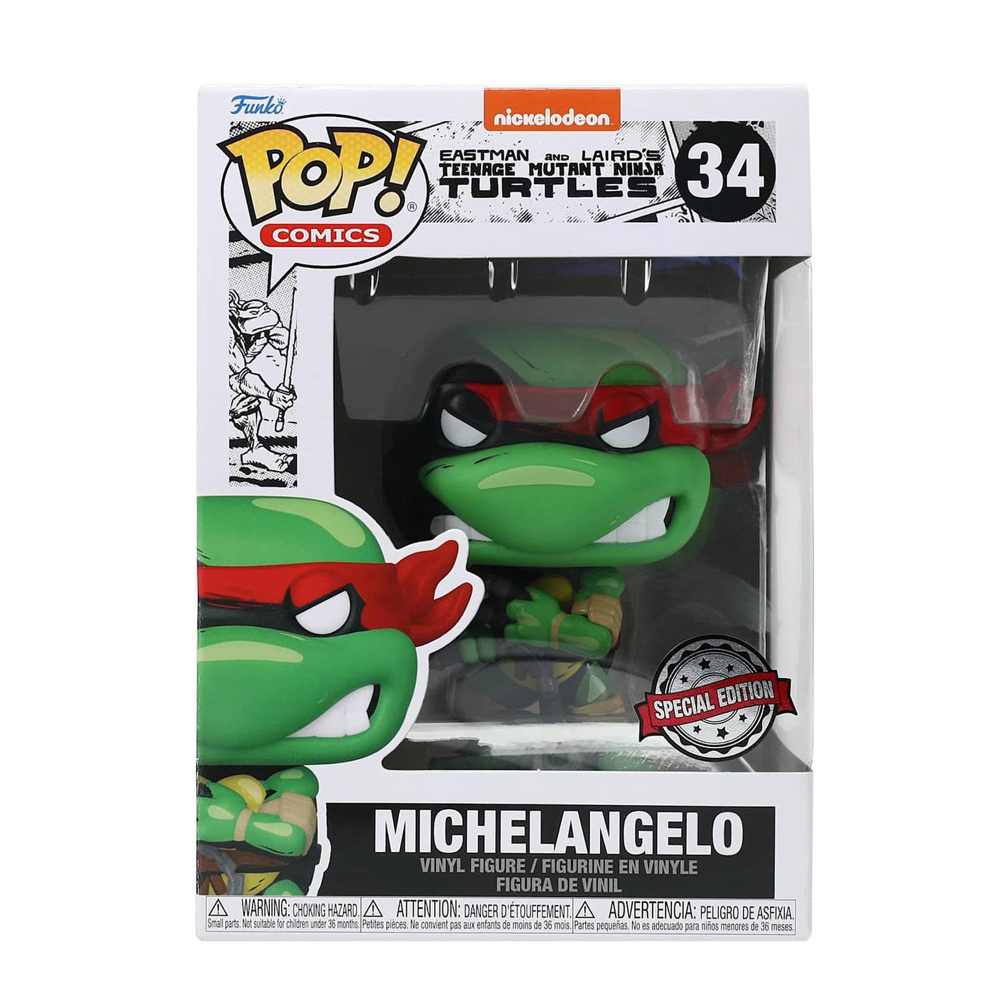 Funko Pop! Animation TMNT - Michelangelo Vinyl Figur (60653) 5