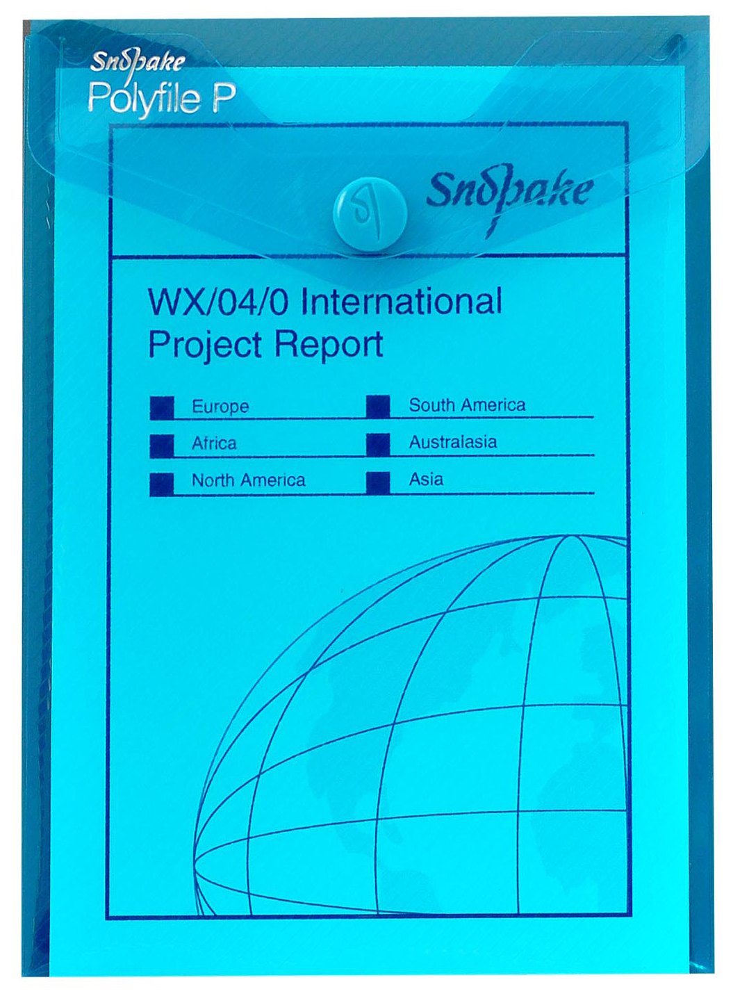 Snopake A6 Polyfile P Popper Wallet with Press Stud Closure - Pack of 5, Electra Assorted Colours 3