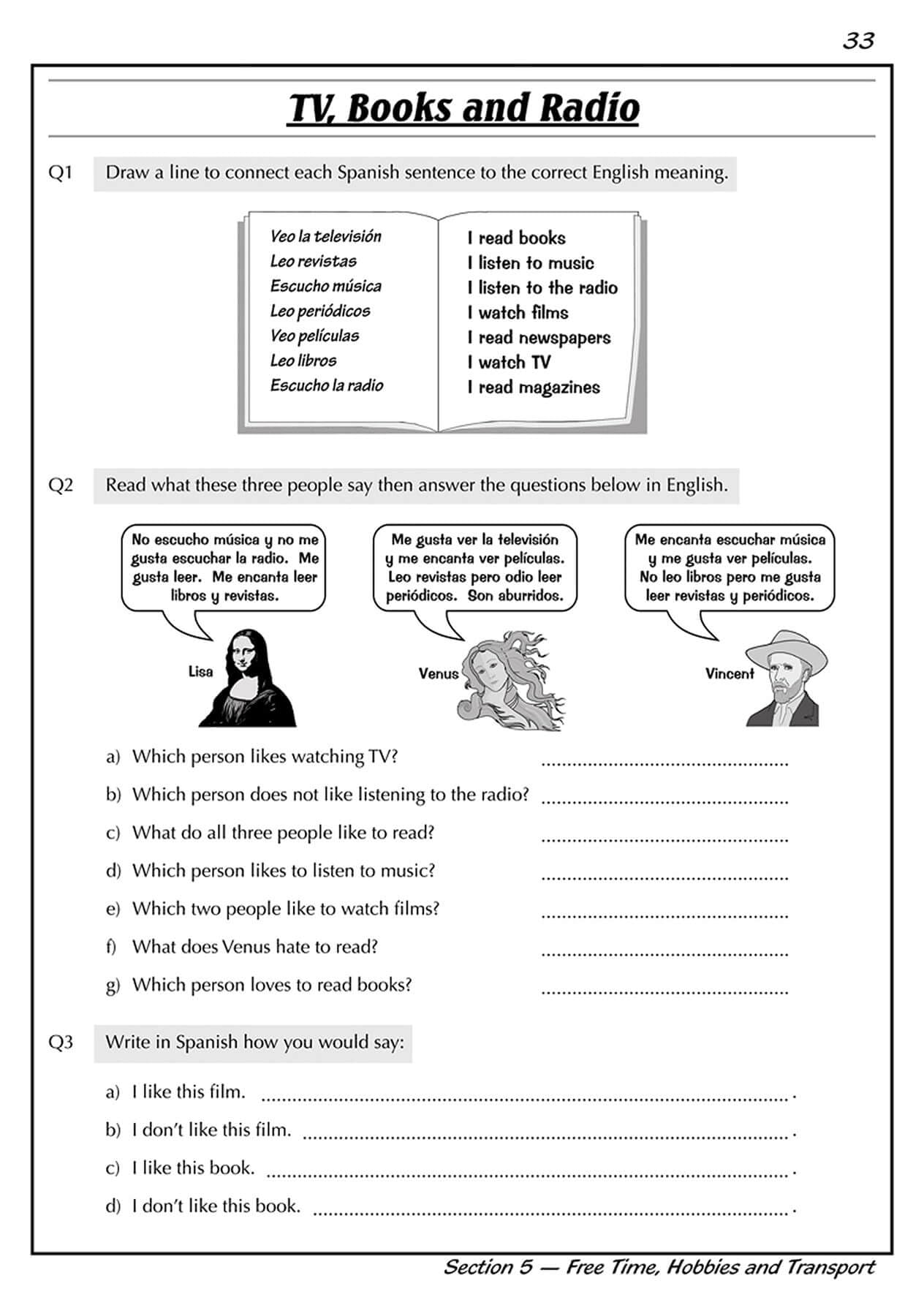CGP KS3 Spanish Workbook with Answers - Catch-up & Home Learning | Paperback 4