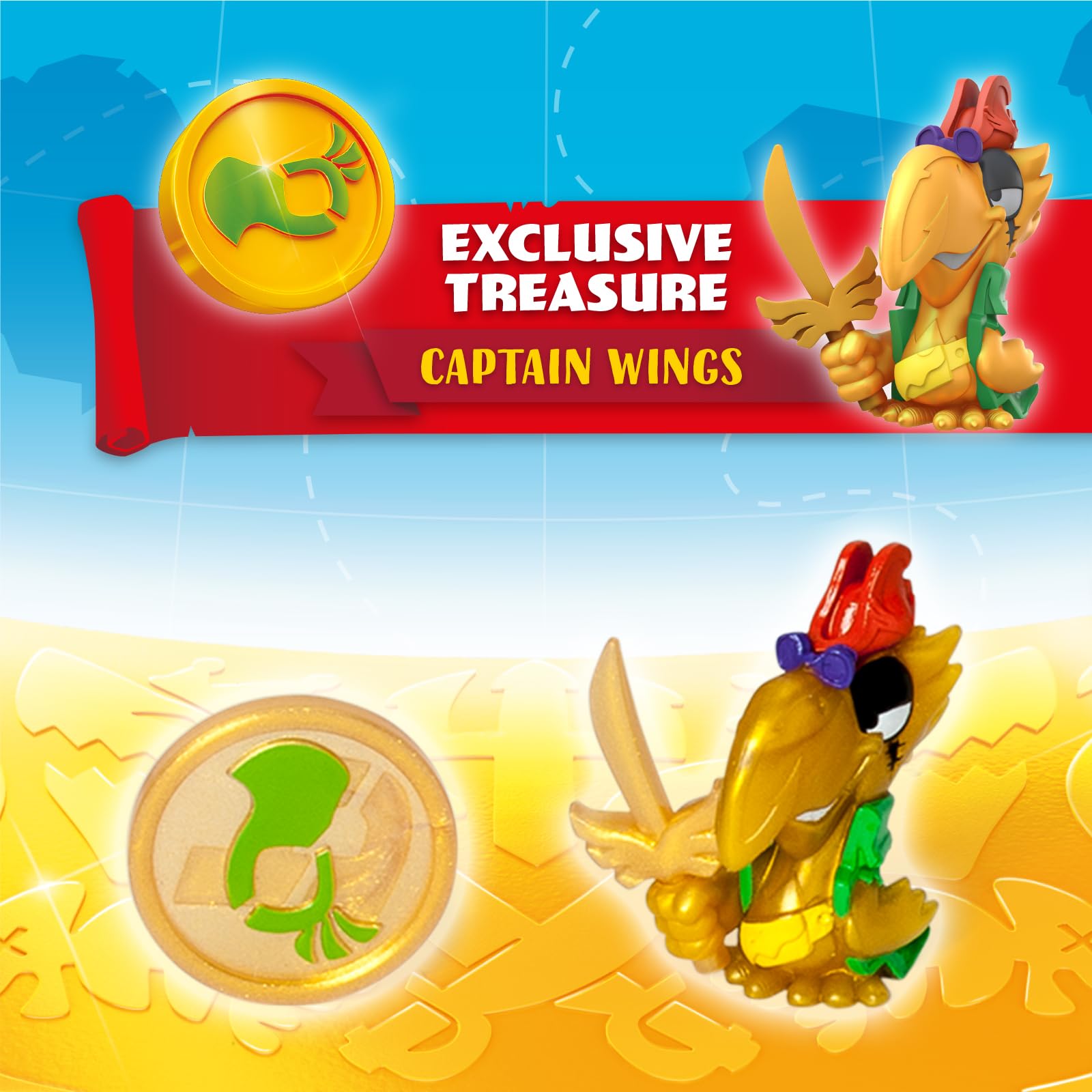 PIRATIX ADVENTURE WORLD Sky Hunter Pirate Ship Playset | Flapping Wings | Fires Cannon | Includes Captain Wings Figure 4