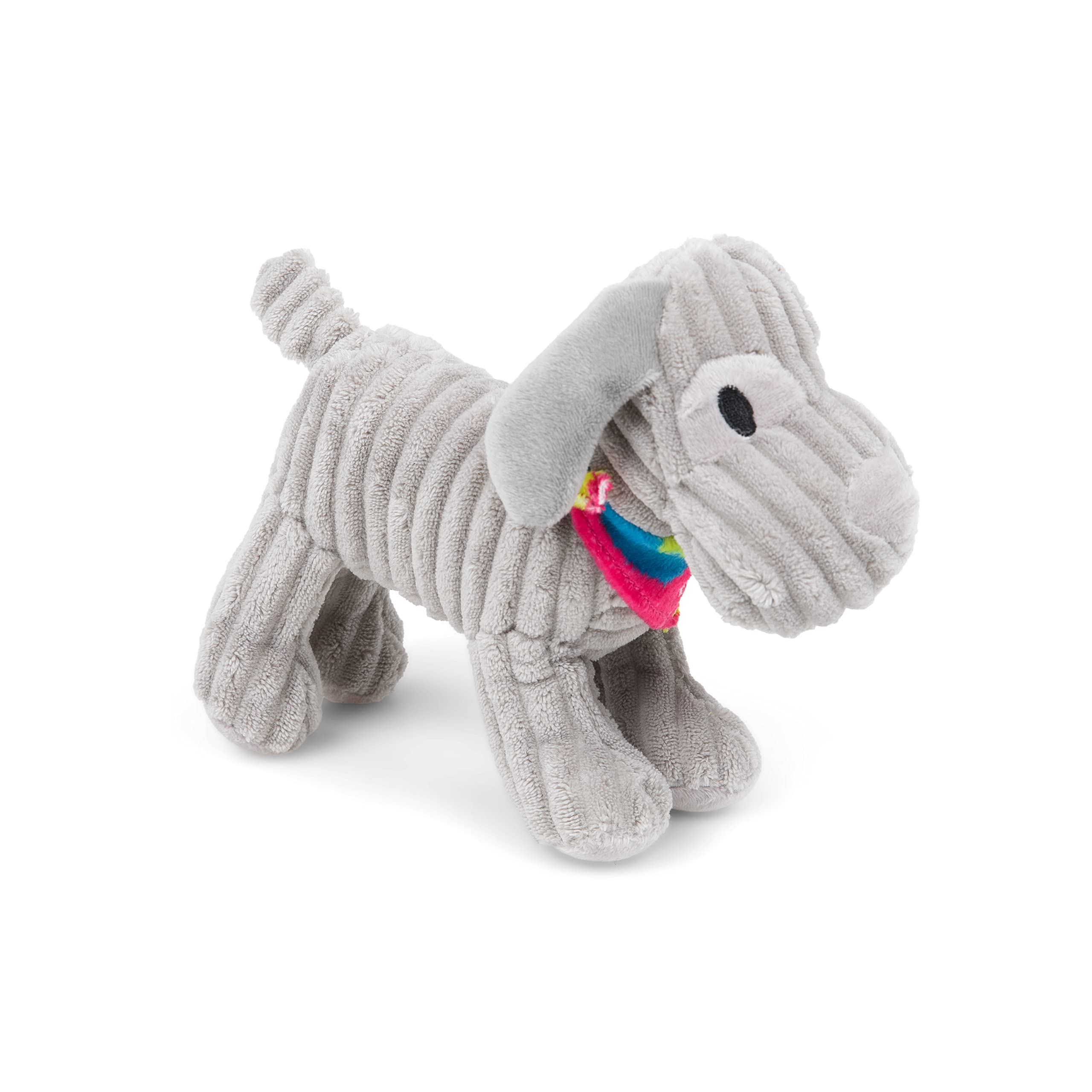 Petface Fun Freddi Cord Plush Dog Toy - Built-in Squeaker | 170x120x160mm | Pack of 1