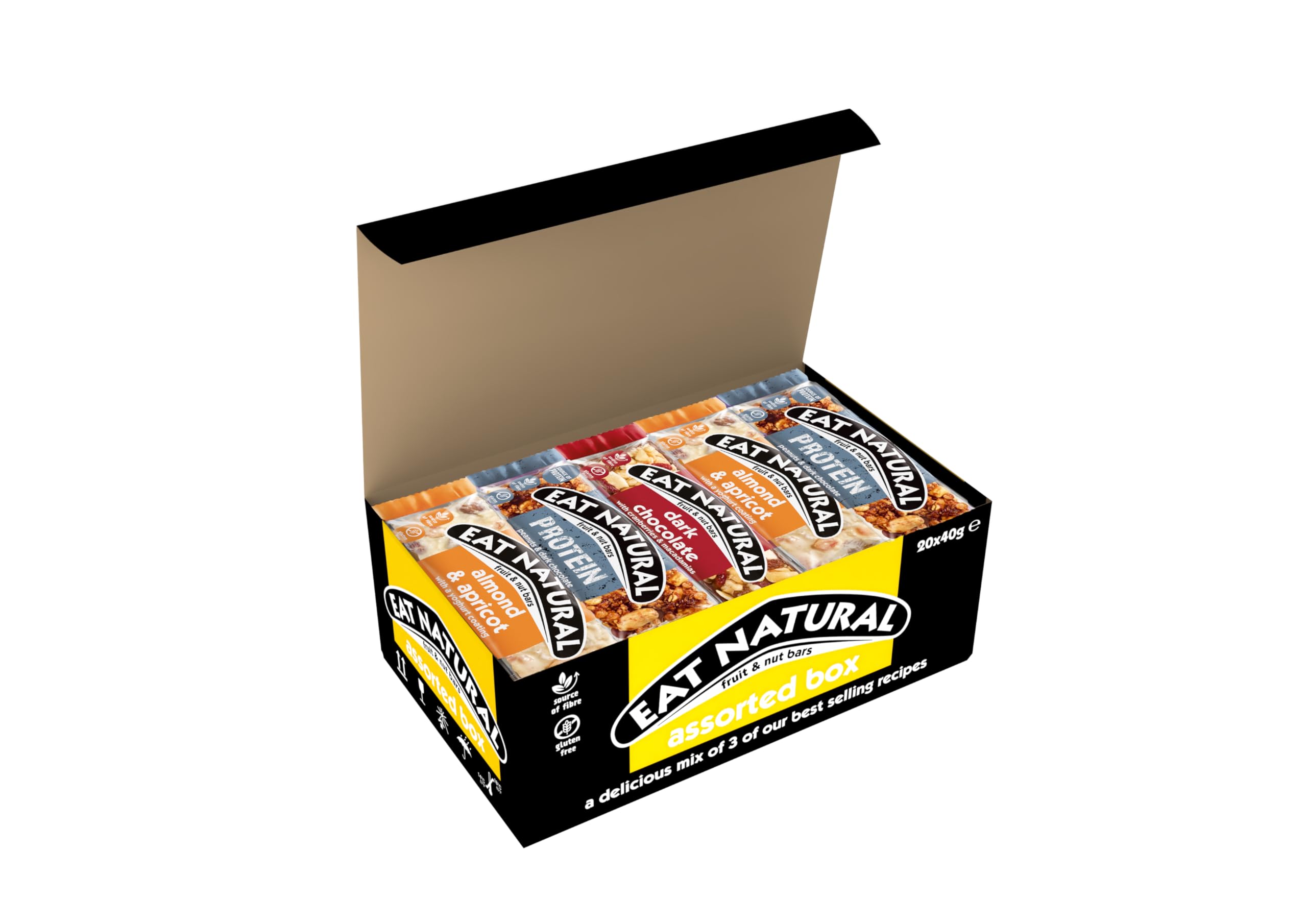 Eat Natural - Fruit & Nut Mix Bars Assorted Box (20 x 40g)