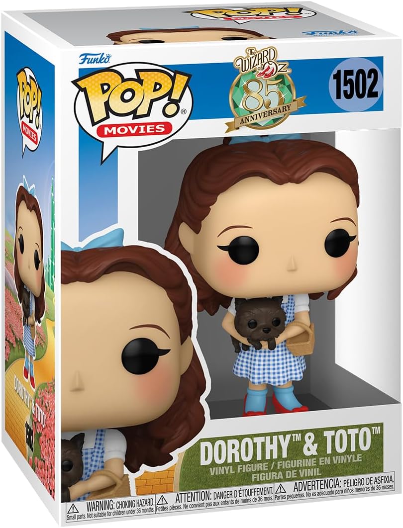 Funko Pop! Movies Der Zauberer von Oz – Dorothy Gale mit Toto Vinylfigur (75979) 8