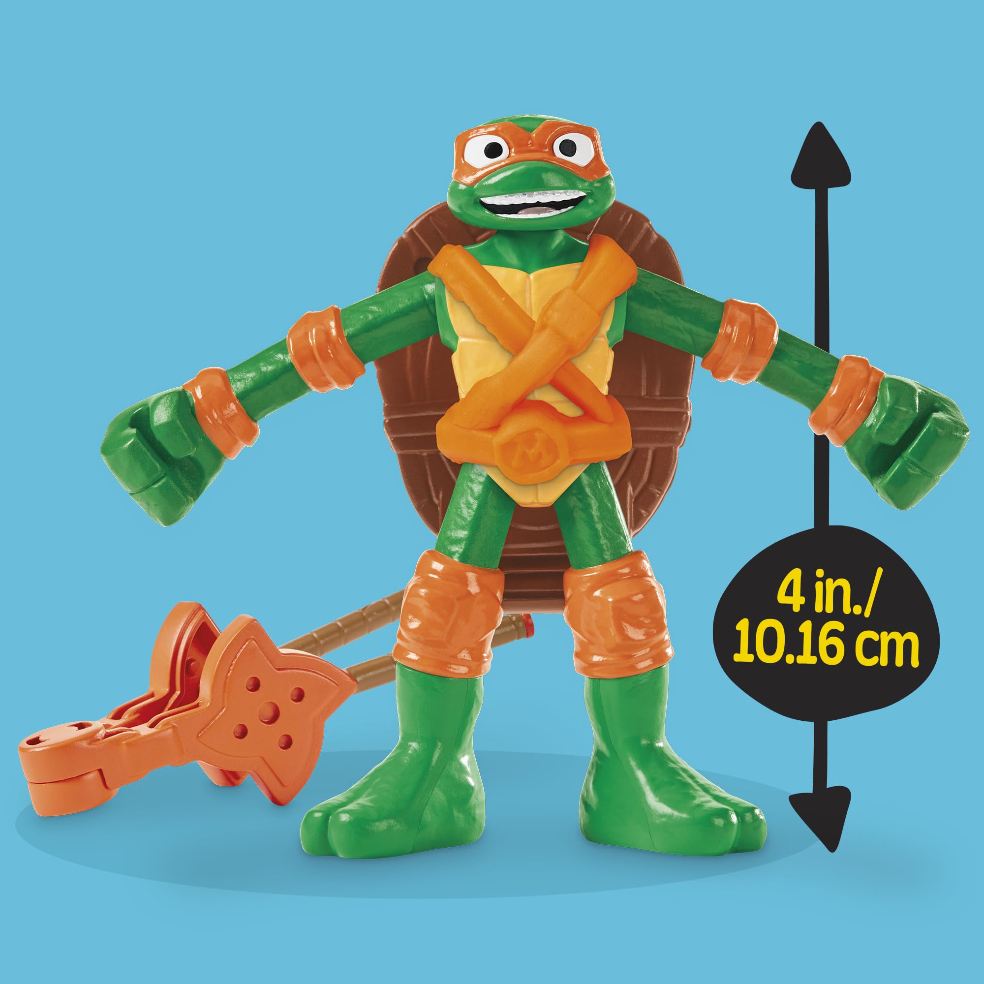 Play-Doh Teenage Mutant Ninja Turtles Slice & Blast Pizza Playset - Ages 4+ | Includes Mikey Figure 6