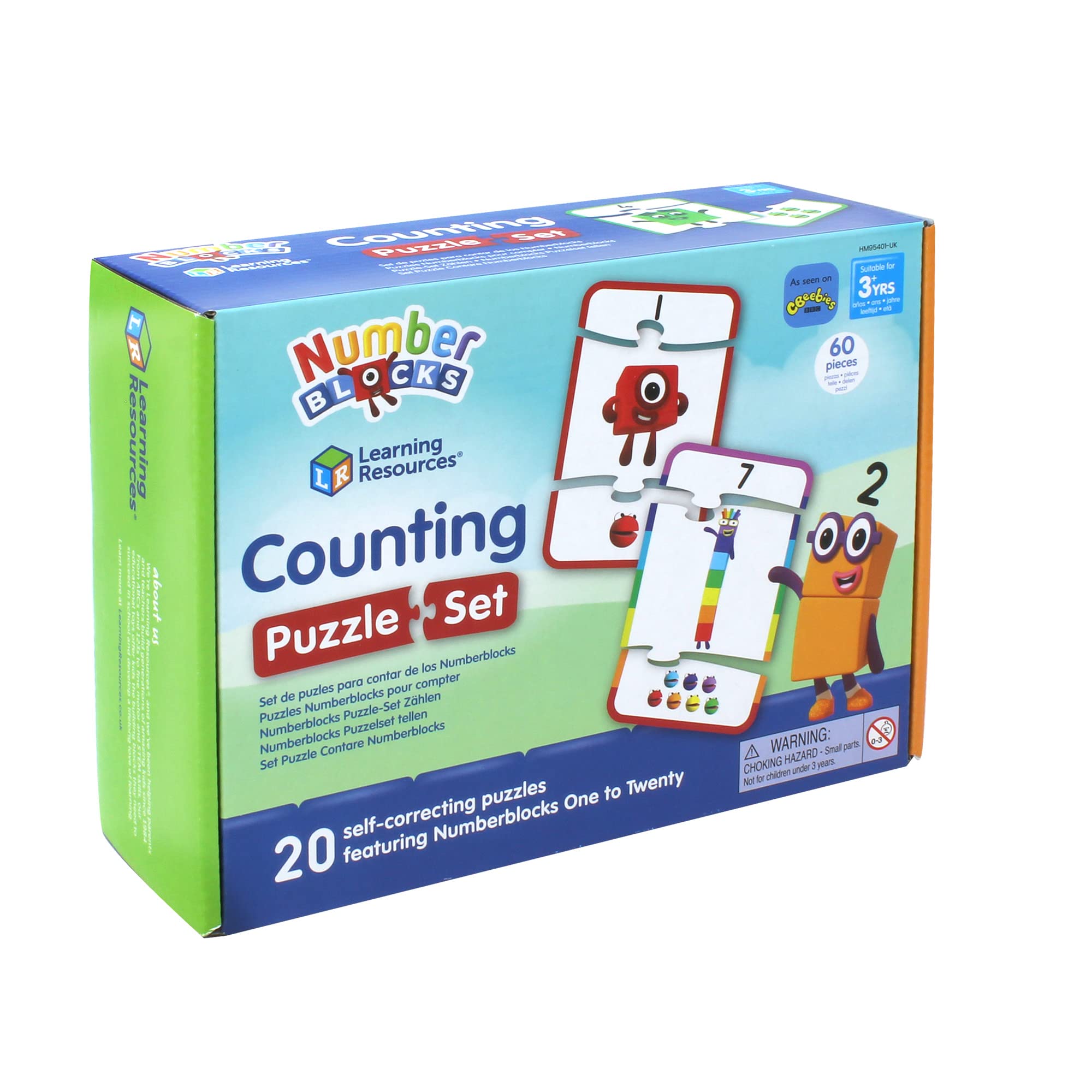 Learning Resources Numberblocks Counting Puzzle Set for Ages 3+ | 20 Puzzles | Counts 1-20 7