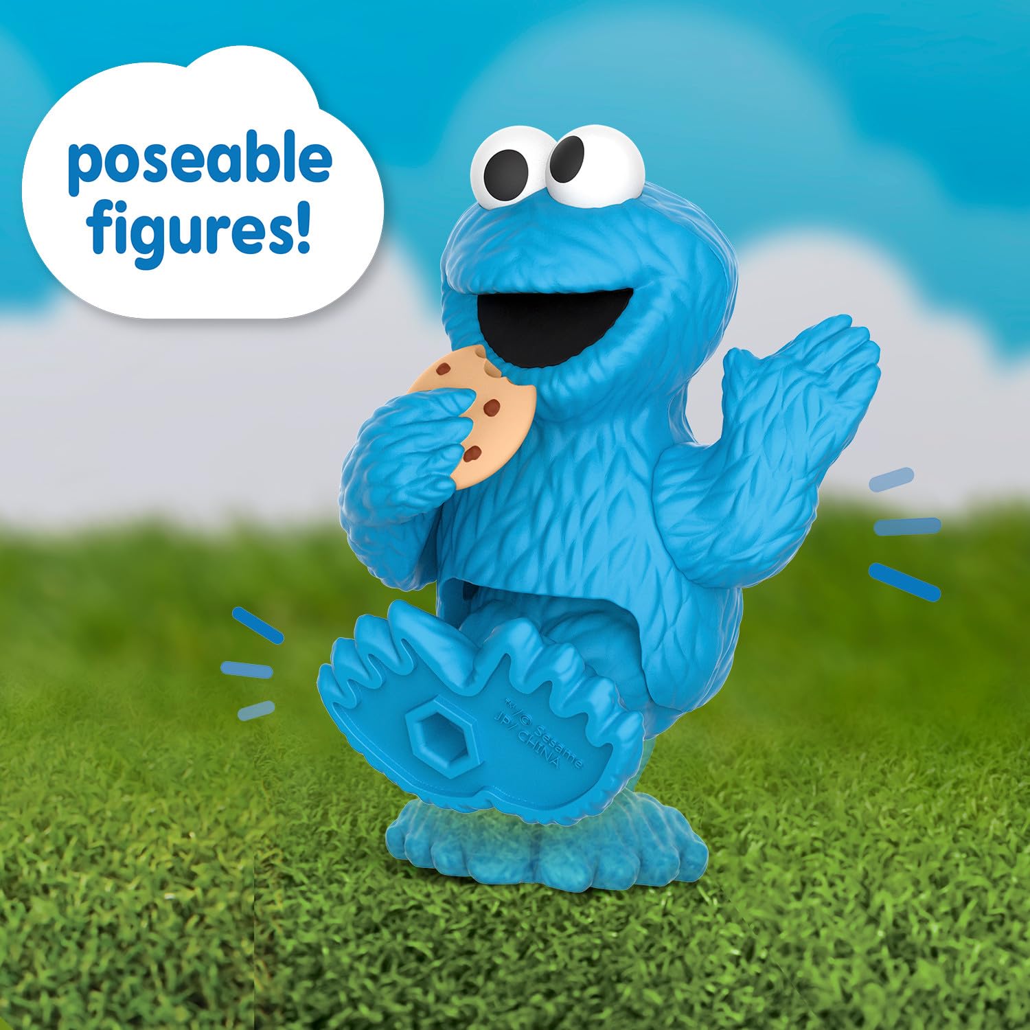 Just Play Sesame Street Neighborhood Friends 6-Pack Collectible Figures | 8 cm Figures | Ages 2+ 4