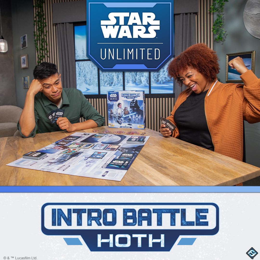 Asmodee | Star Wars Unlimited TCG - Intro Battle Hoth | Trading Card Game S