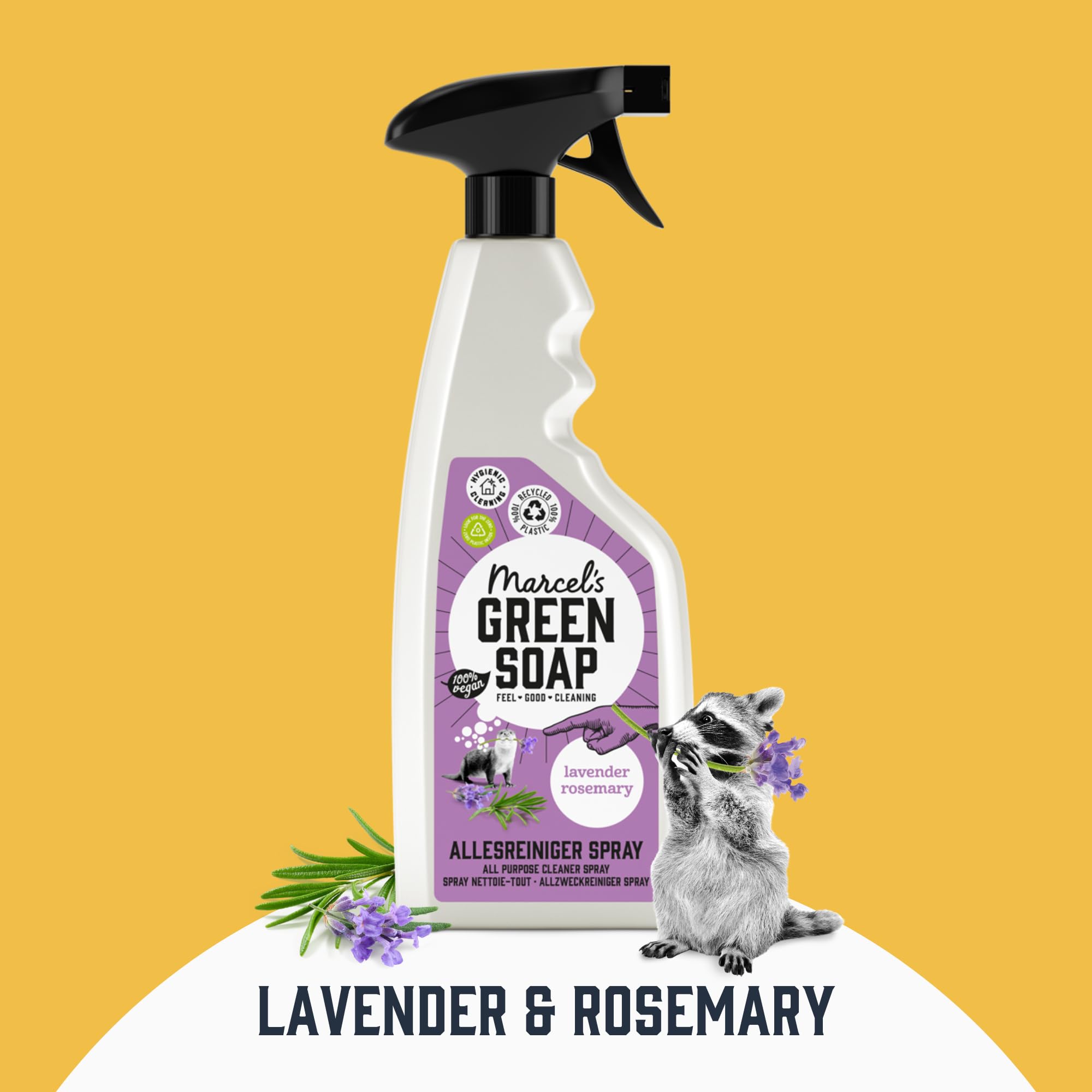 Marcel's Green Soap All Purpose Cleaner Spray - Lavender & Rosemary Scent | 500 ml | Vegan Formula 7