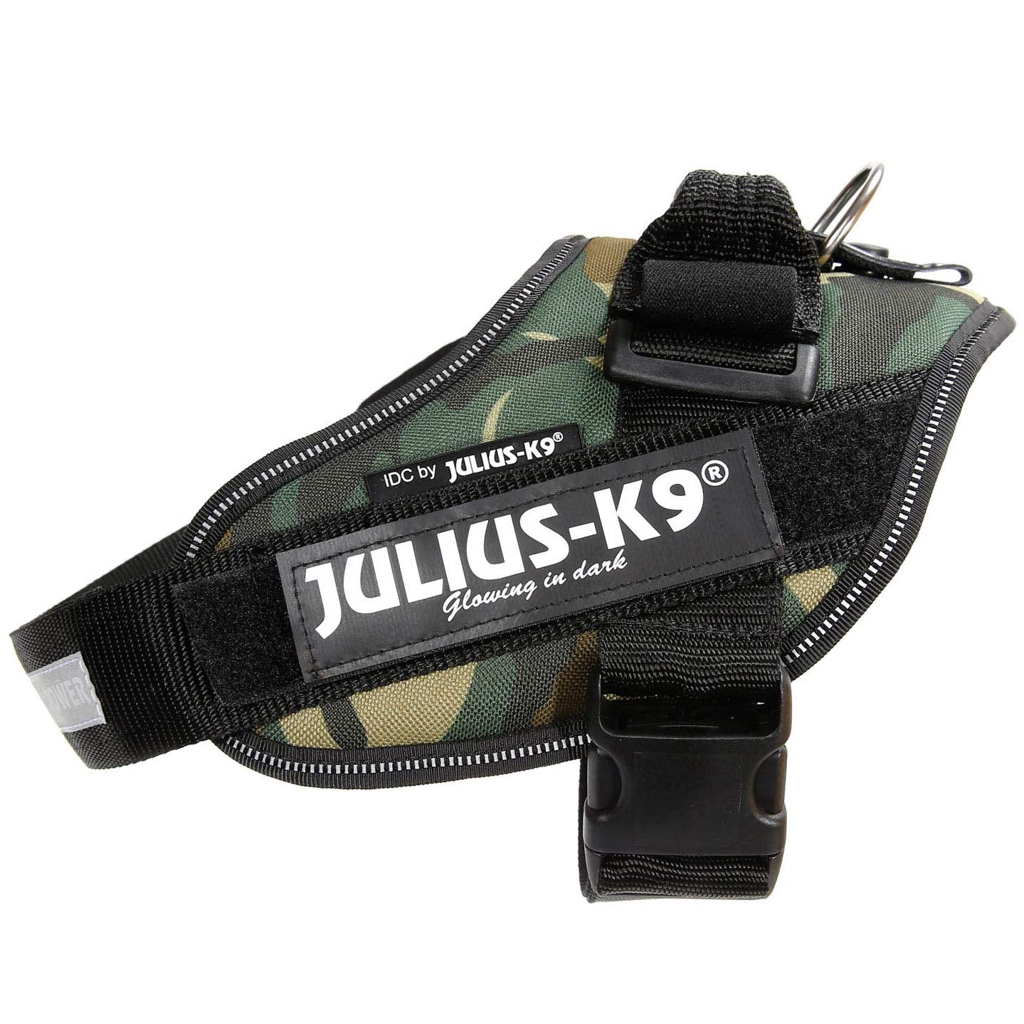 Julius-K9 IDC Powerharness - Vest Harness for Dogs | Camouflage, Size M/0 | 14-25 kg