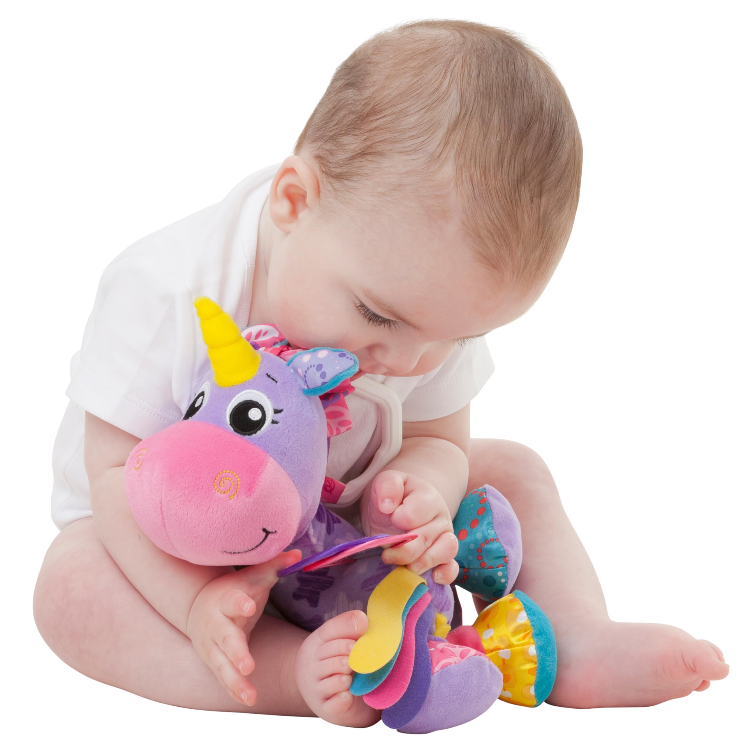 Playgro Stella Unicorn Activity Friend Pram Toy | 0+ Months | Pink/Purple 6