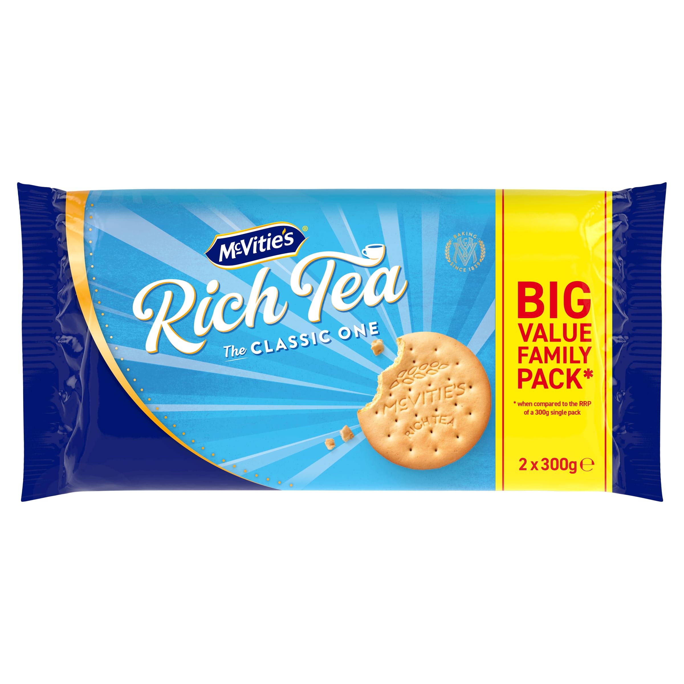 McVitie's Rich Tea Classic Kekse Doppelpack, 600 g
