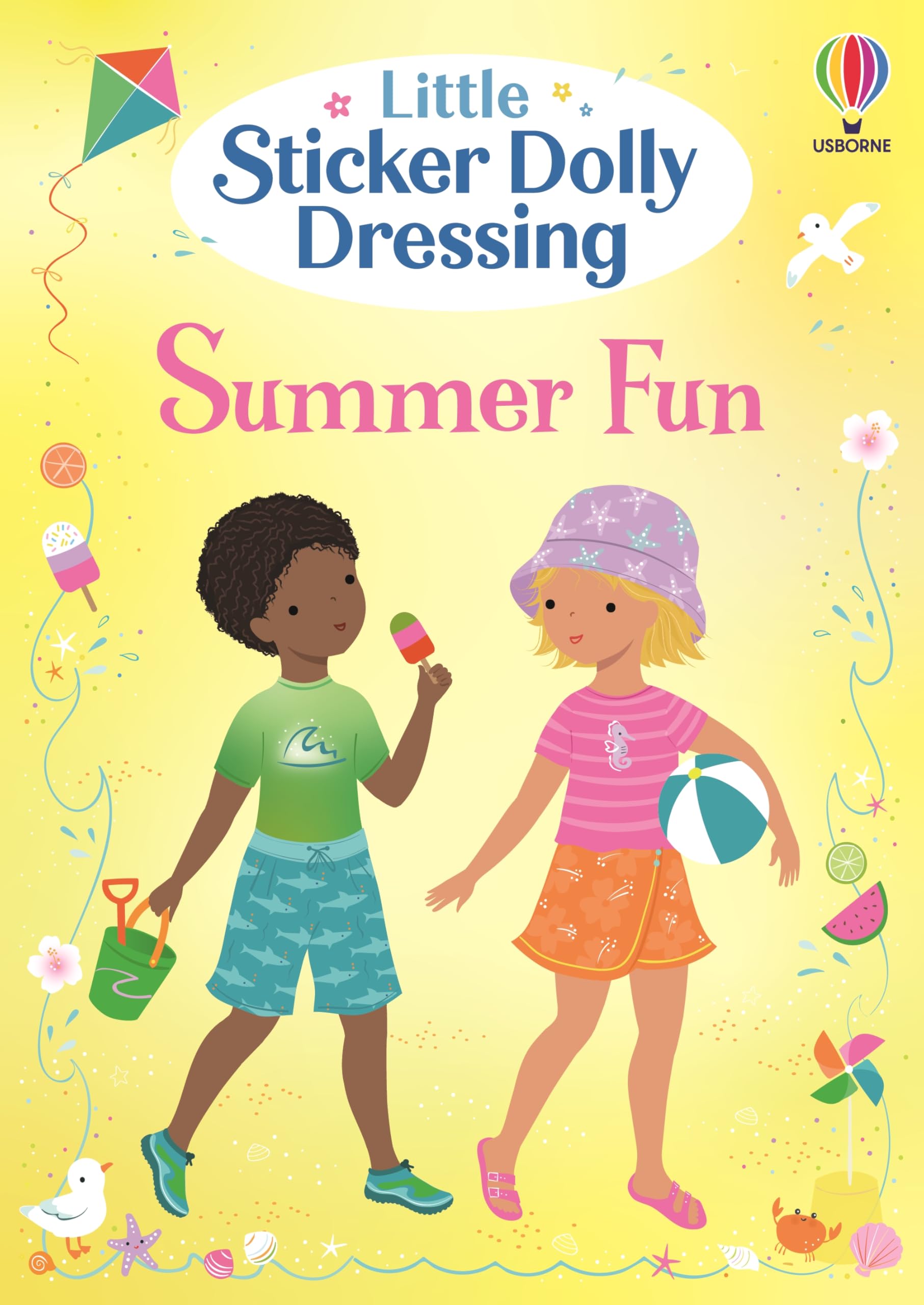 Usborne Little Sticker Dolly Dressing Summer Fun Activity Book | Ages 4-6 | Paperback