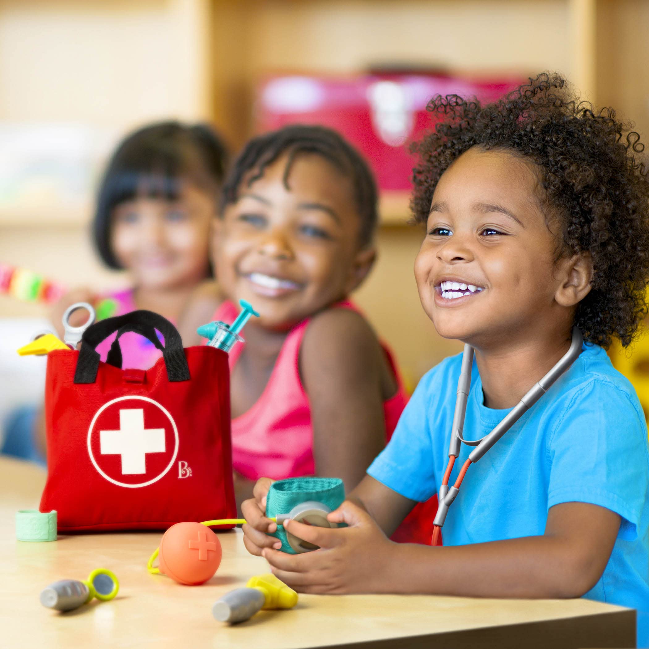 B. toys Mini Doctor Care Kit - Realistic Pretend Play Set for Toddlers & Kids 18m+ 4