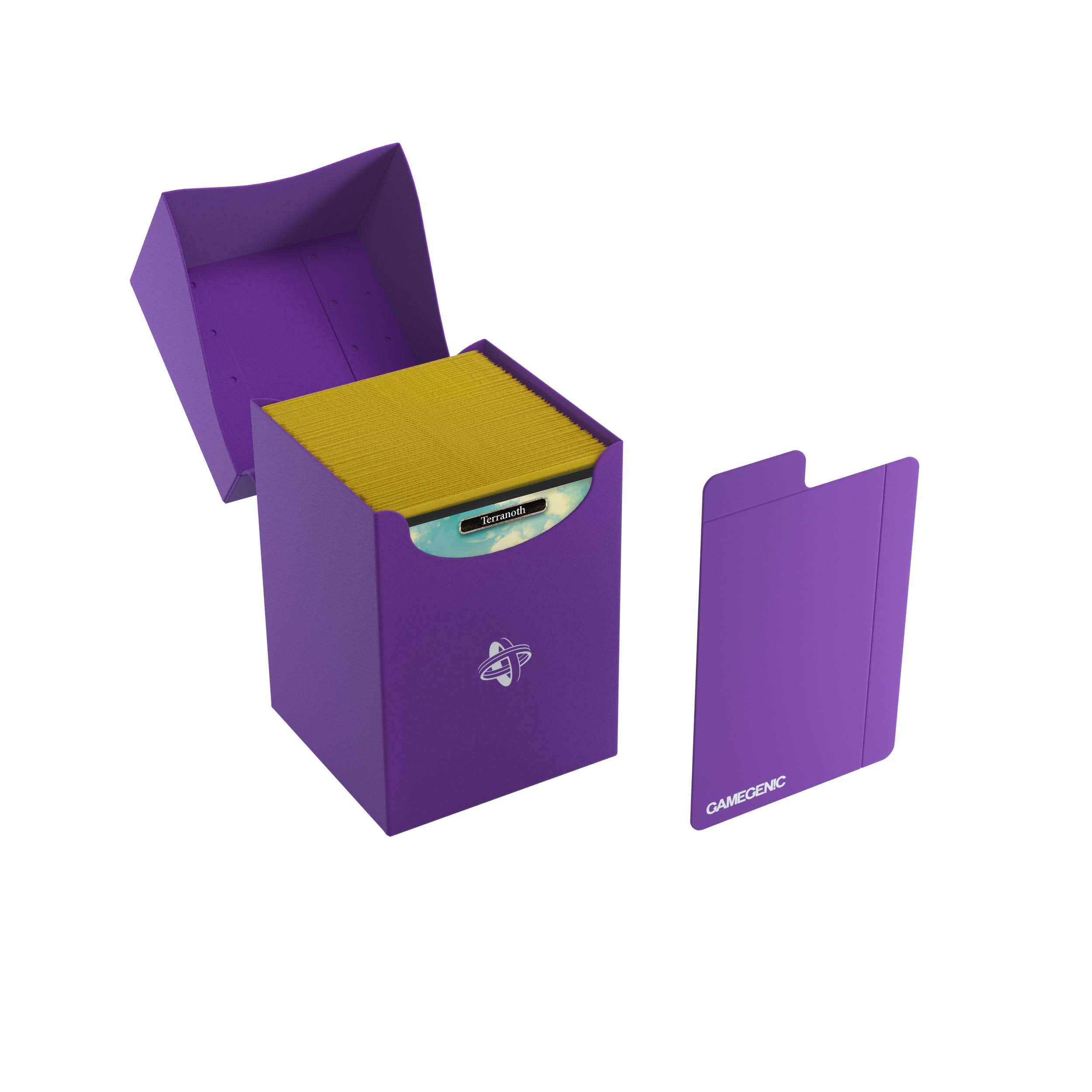 Gamegenic 100-Card Deck Holder - Purple TCG Box for Magic Pokémon Yu-Gi-Oh! 3