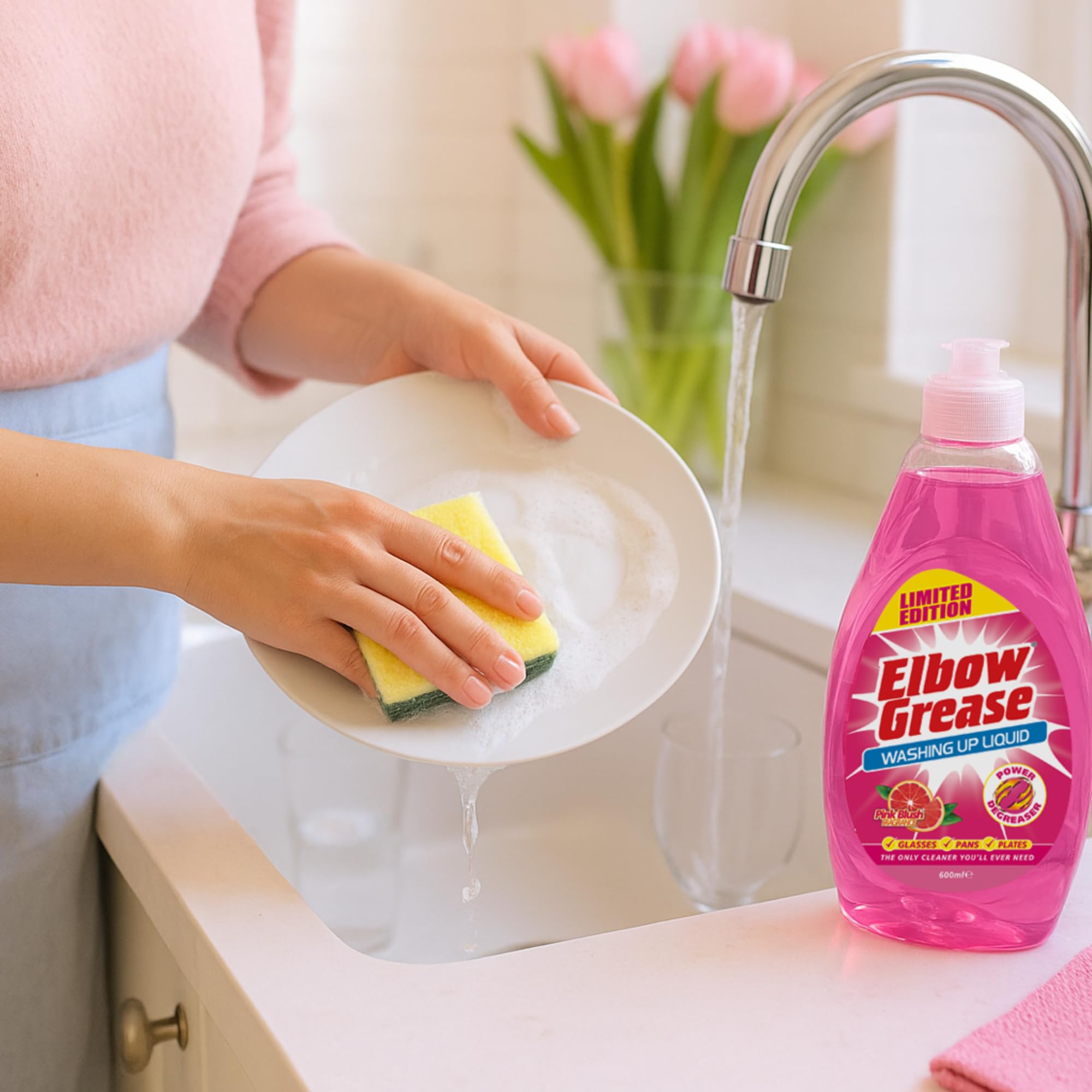 Elbow Grease - Washing Up Liquid Power Degreaser 600ml