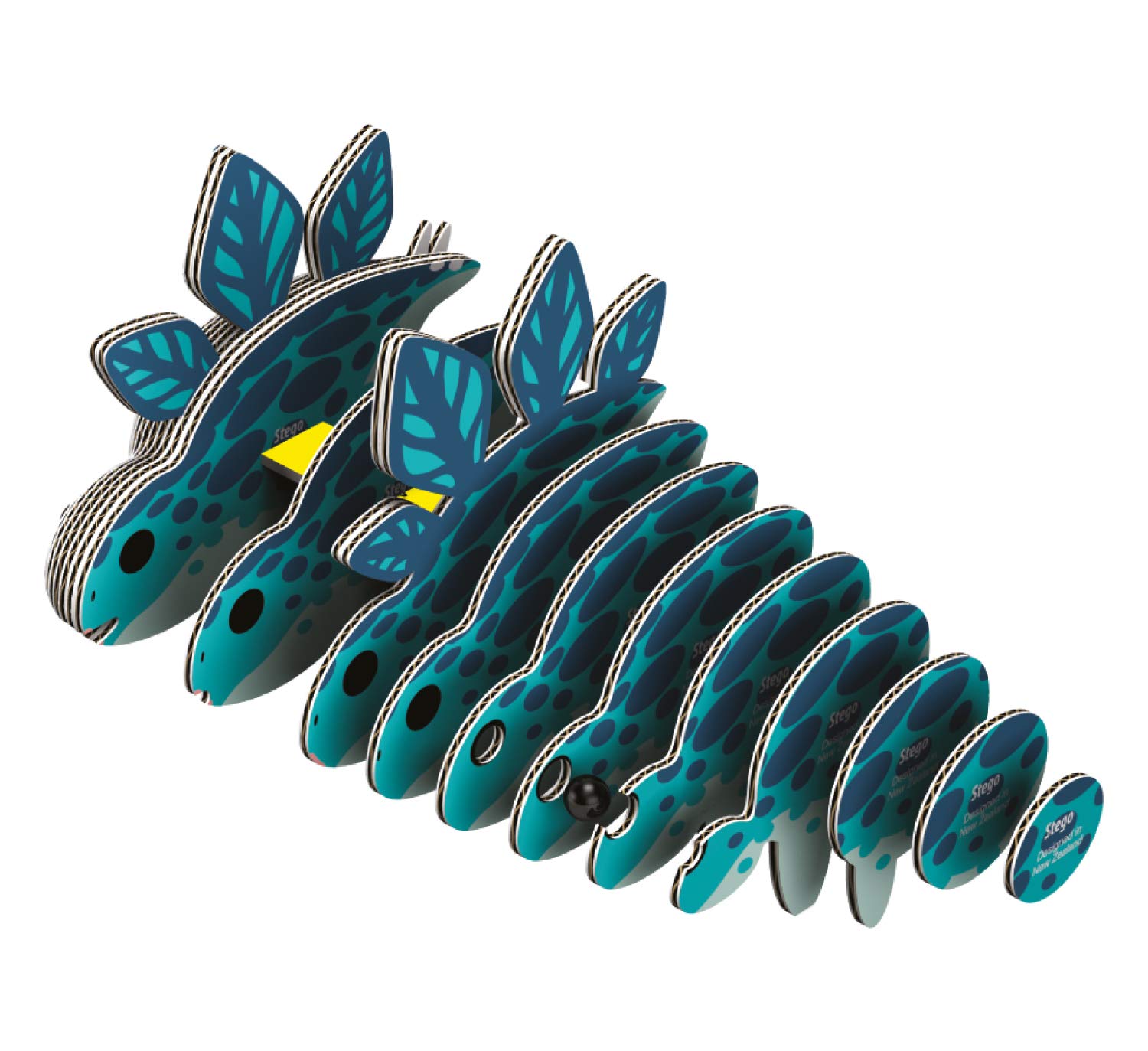 Brainstorm TOYS EUGY D5001 Stego Dinosaur 3D Model Craft Kit | Eco-friendly Cardboard | Ages Child, Adult 5