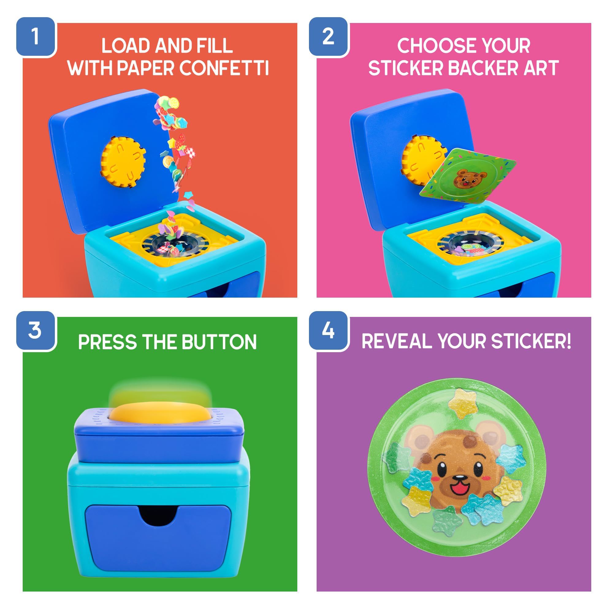 Educational Insights 3D Sticker Maker Kit - Create 40 Custom Bubble Stickers | Ages 4-8 3