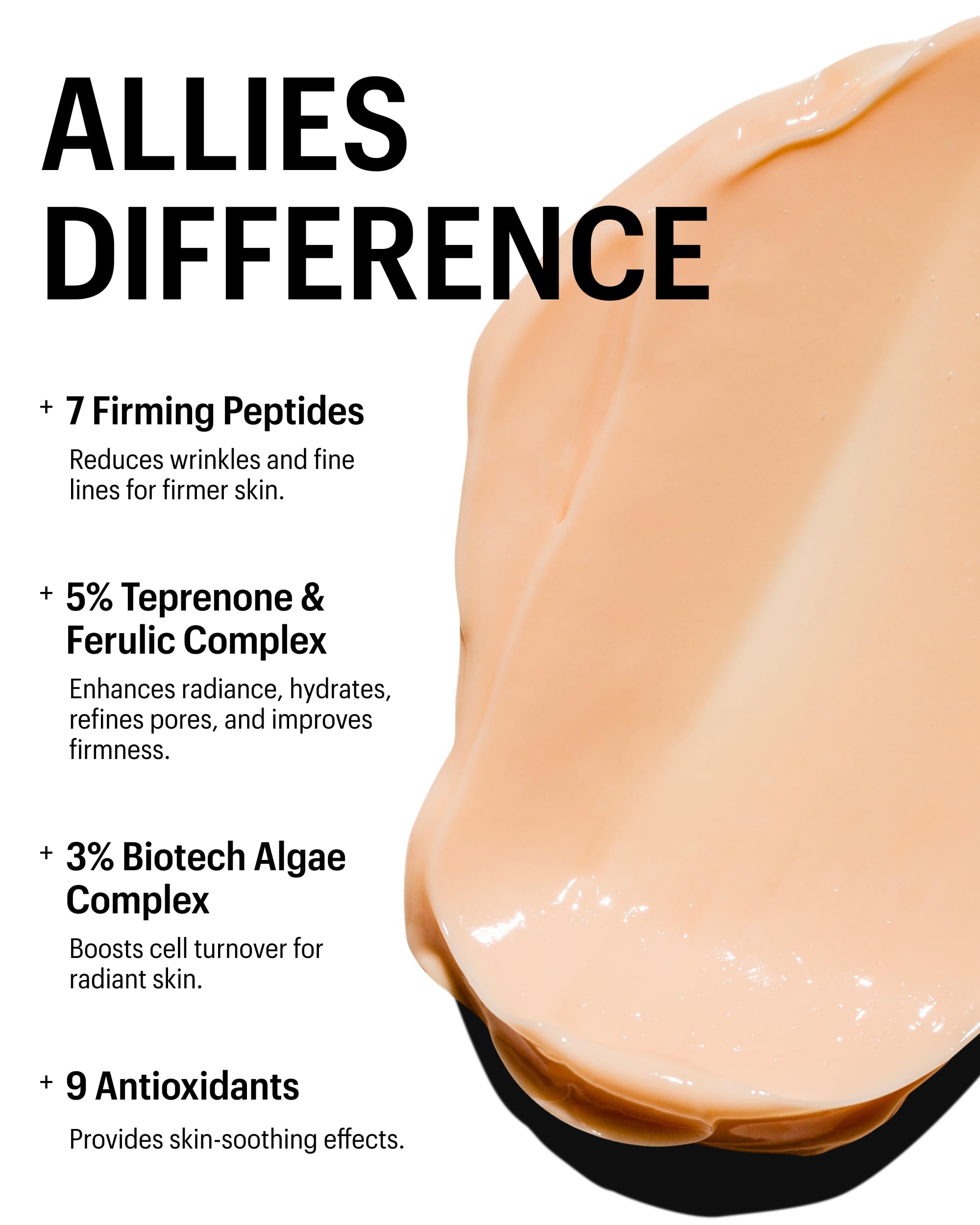 Allies of Skin Peptides & Antioxidants Advanced Firming Daily Treatment Cream | 48 ml | Unscented 6