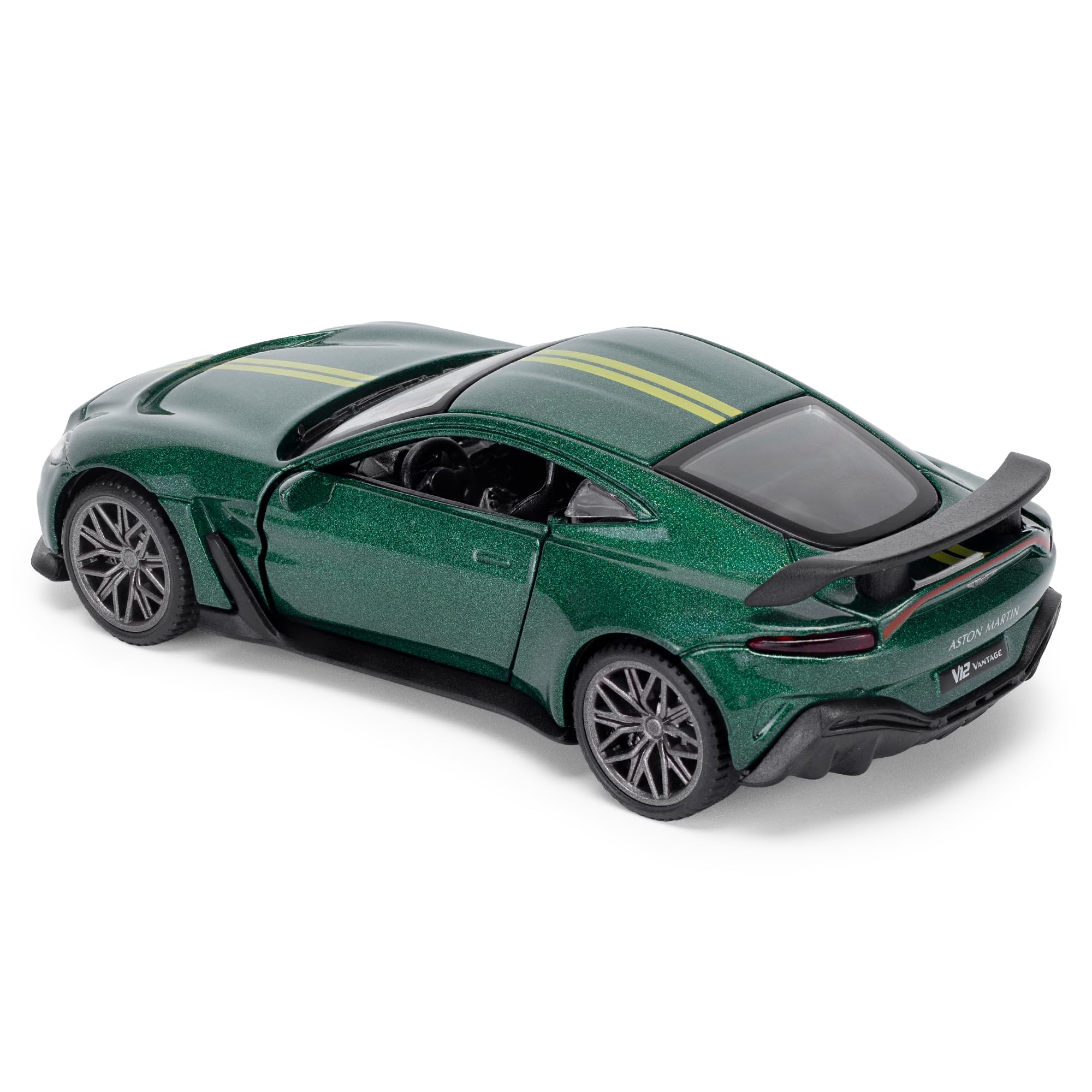 CMJ Aston Martin V12 Vantage Die-Cast Model Car | 1:43 Scale | Racing Green