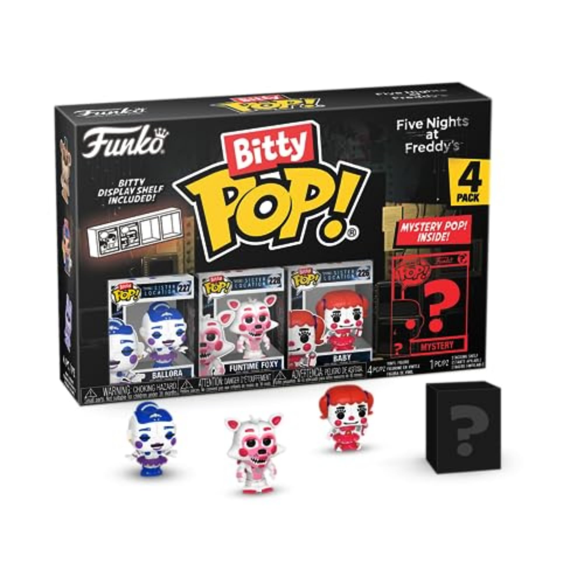 Funko Bitty POP! Five Nights At Freddy's Ballora & Mystery Mini Pack | 0.9-inch Vinyl Figures 1