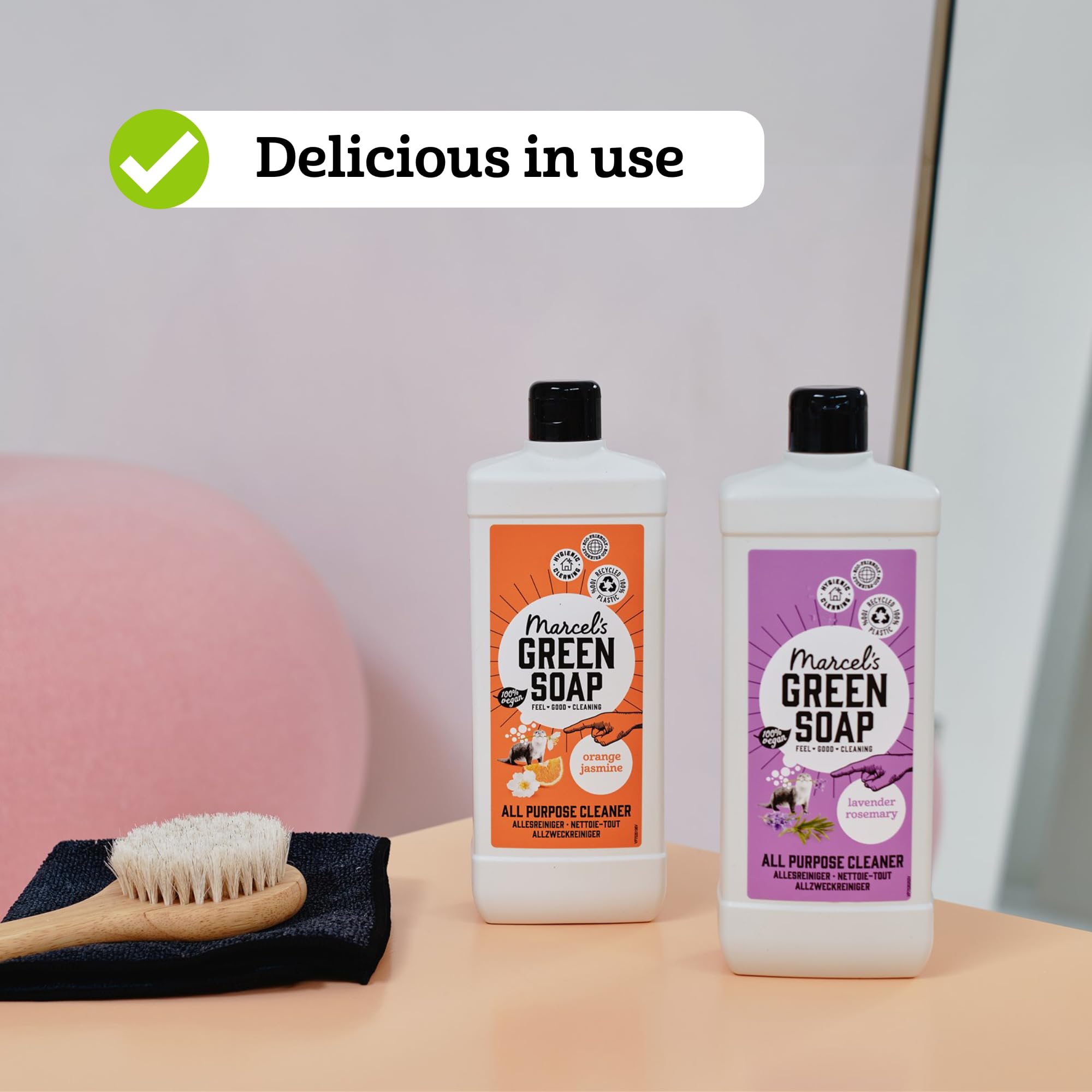 Marcel's Green Soap All Purpose Cleaner - Lavender & Rosemary Scent | 750 ml | Vegan & Microplastic-Free 4