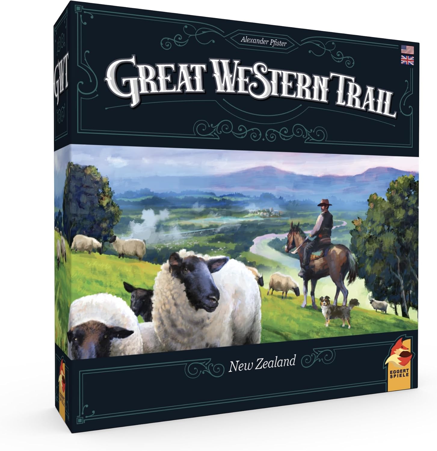Plan B Games Great Western Trail 2. Edition Brettspiel – Strategie mit Cowboy-Thema