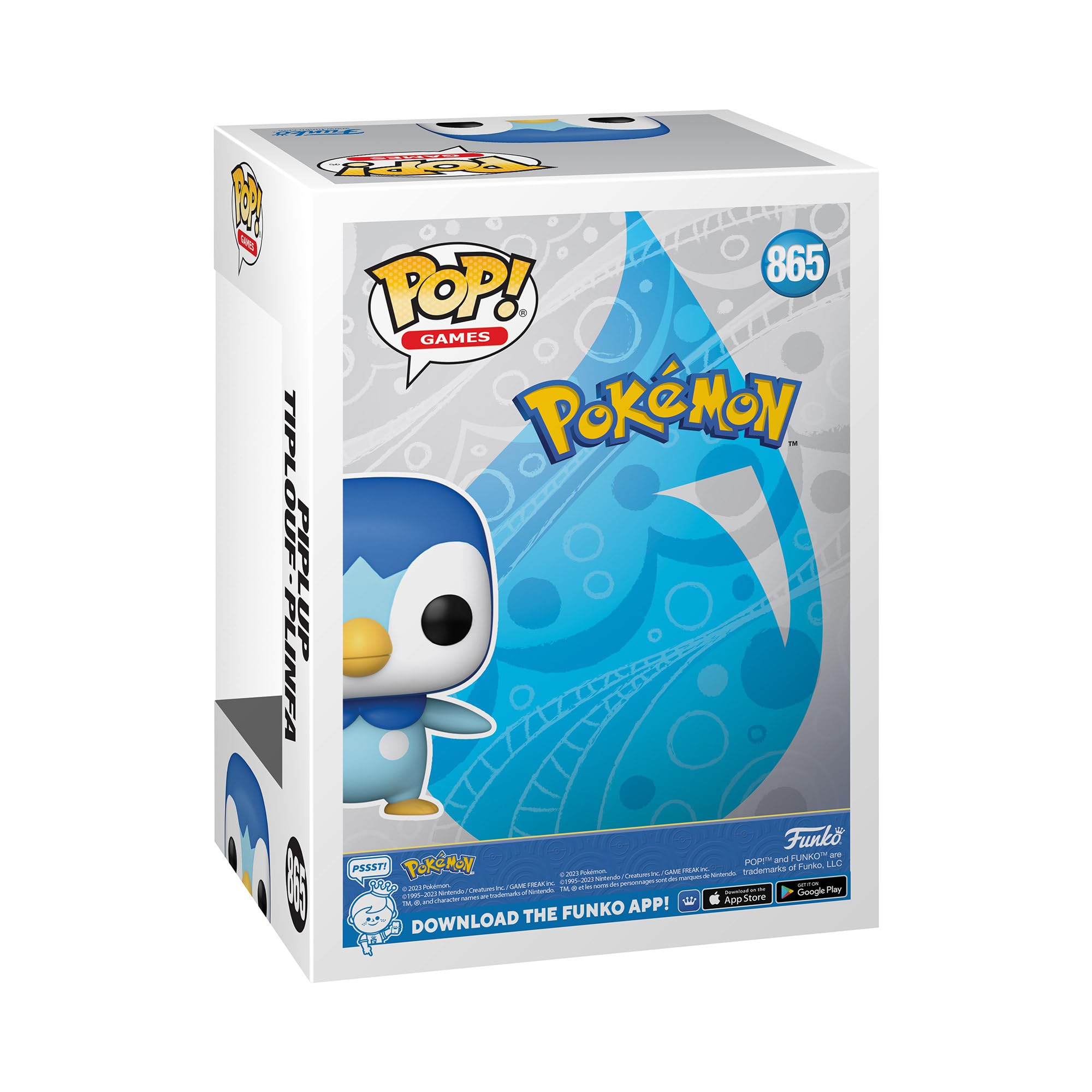 Funko Pop! Games: Piplup Collectable Vinyl Figure | 3.75 Inches | Azul 3