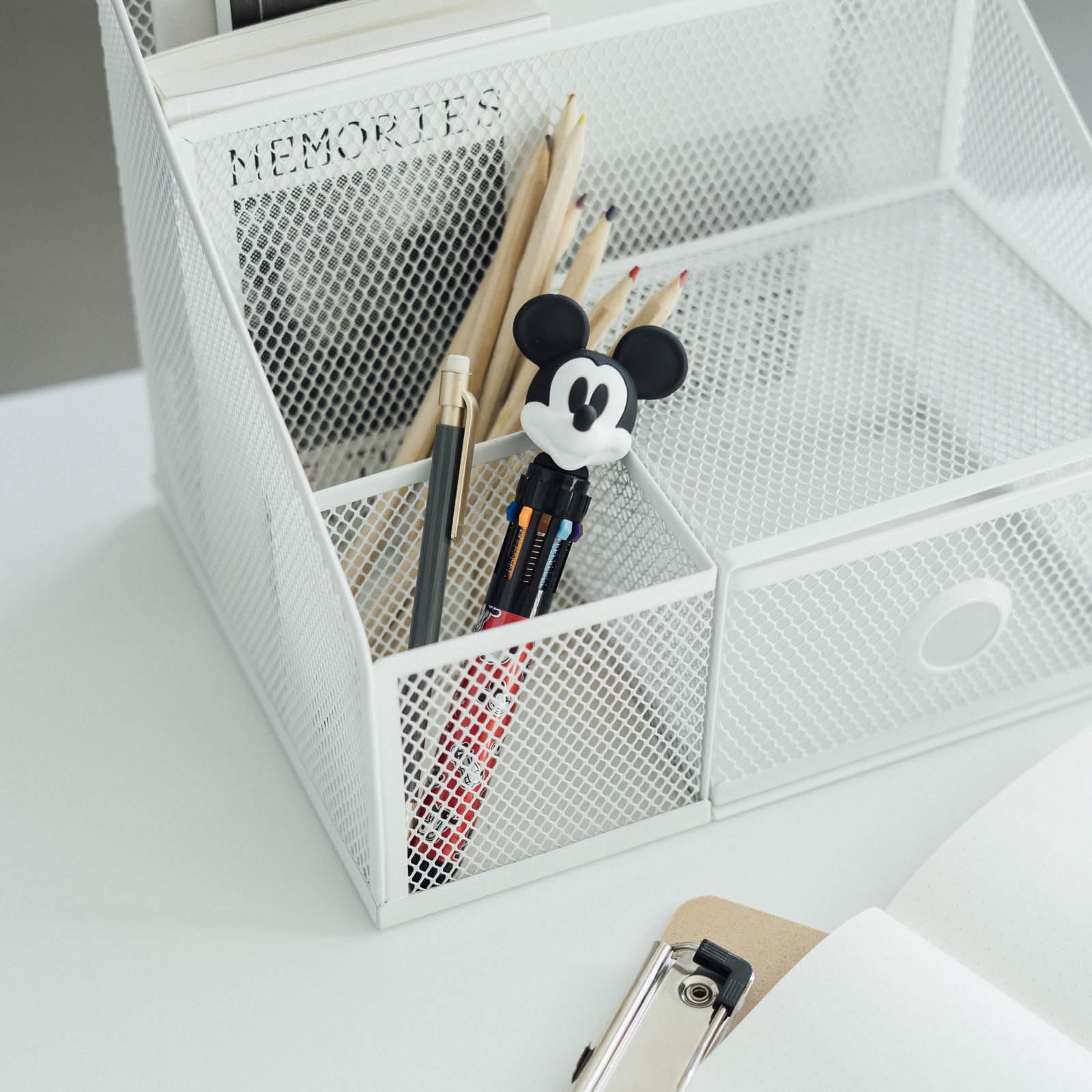 Grupo Erik Disney Mickey Mouse 10-in-1 Retractable Ballpoint Pen | 0.5mm Line Size | 10 Ink Colors 3