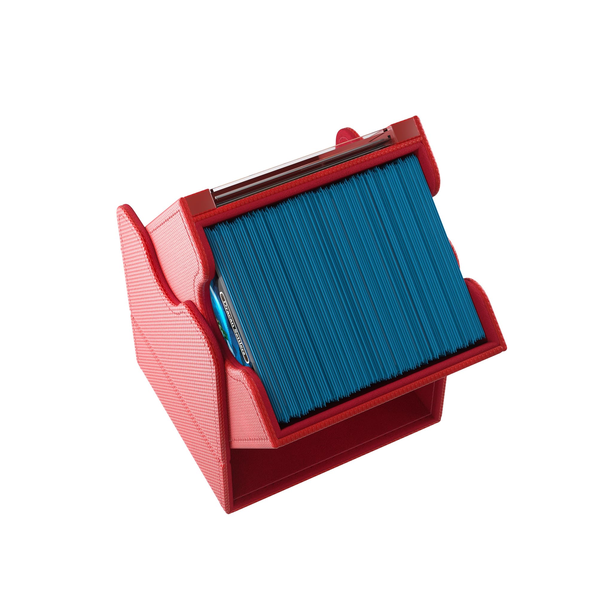 Gamegenic Squire Plus 100+ XL Convertible Red Commander Deck Box | UV Protection | Armorfyber Exterior 4