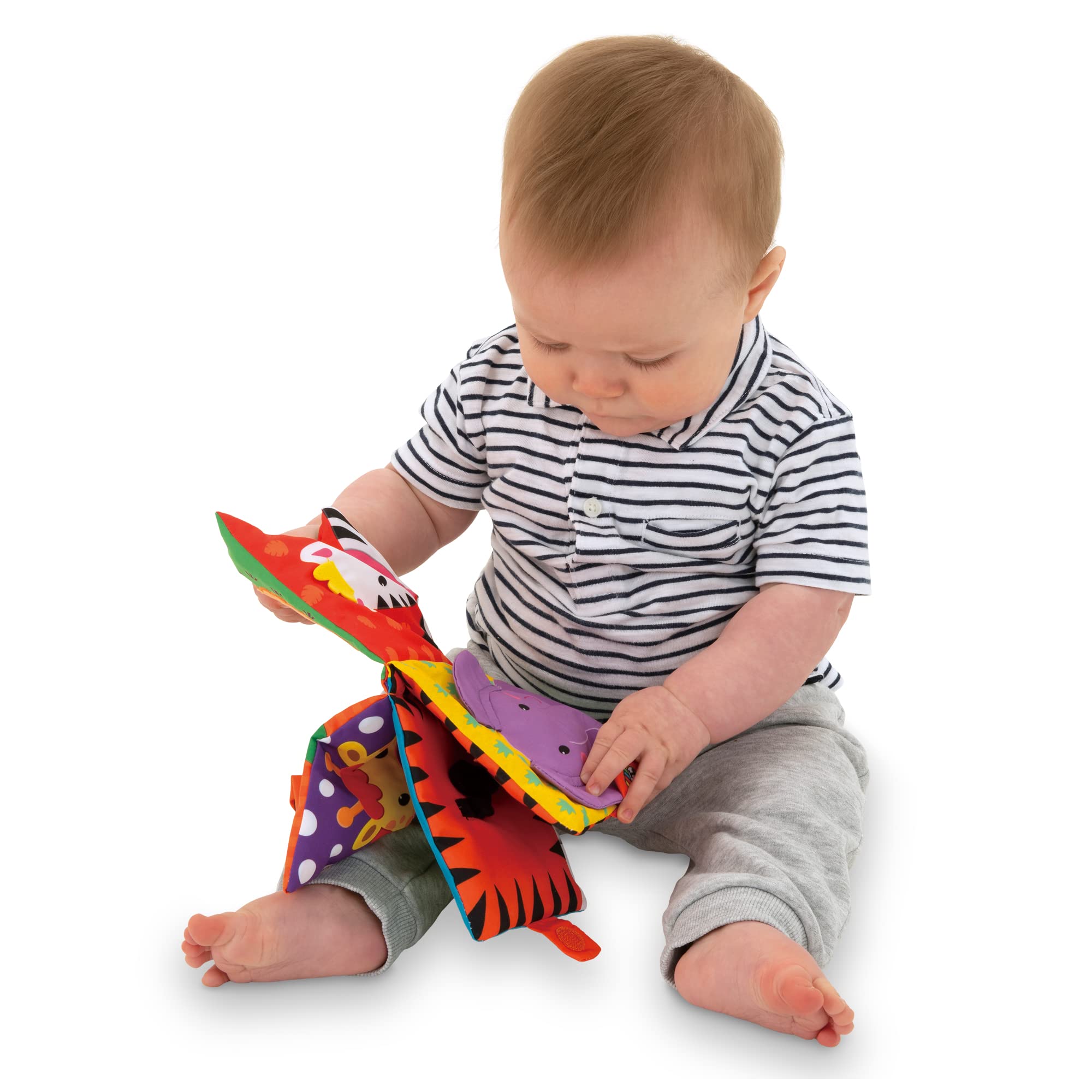 Galt Toys Jungle Teether Soft Book - Ages 0 Months Plus 3