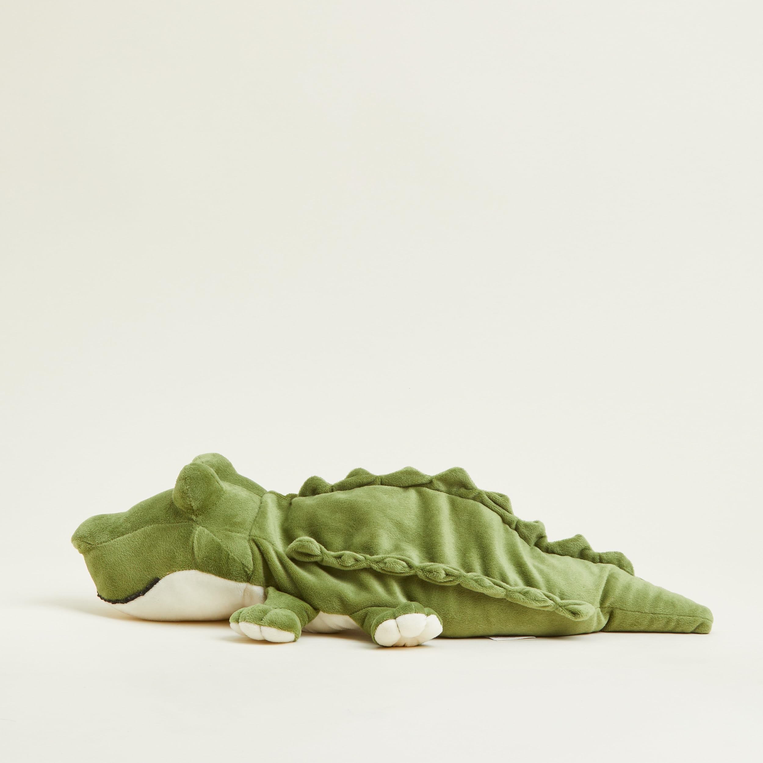 Warmies Plush Alligator Microwaveable Heat Pad | French Lavender Scent | Green 4