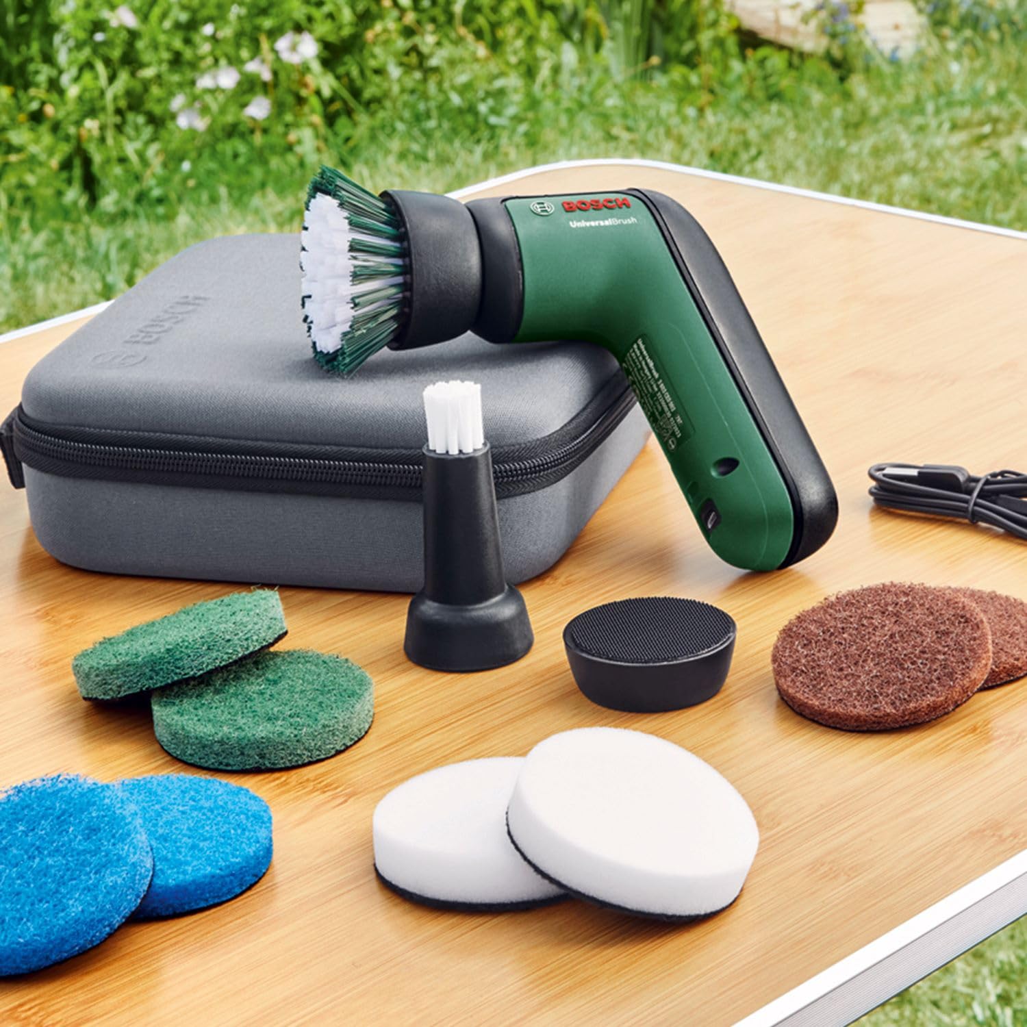 Bosch UniversalBrush Electric Cleaning Brush Set 06033E0002 4