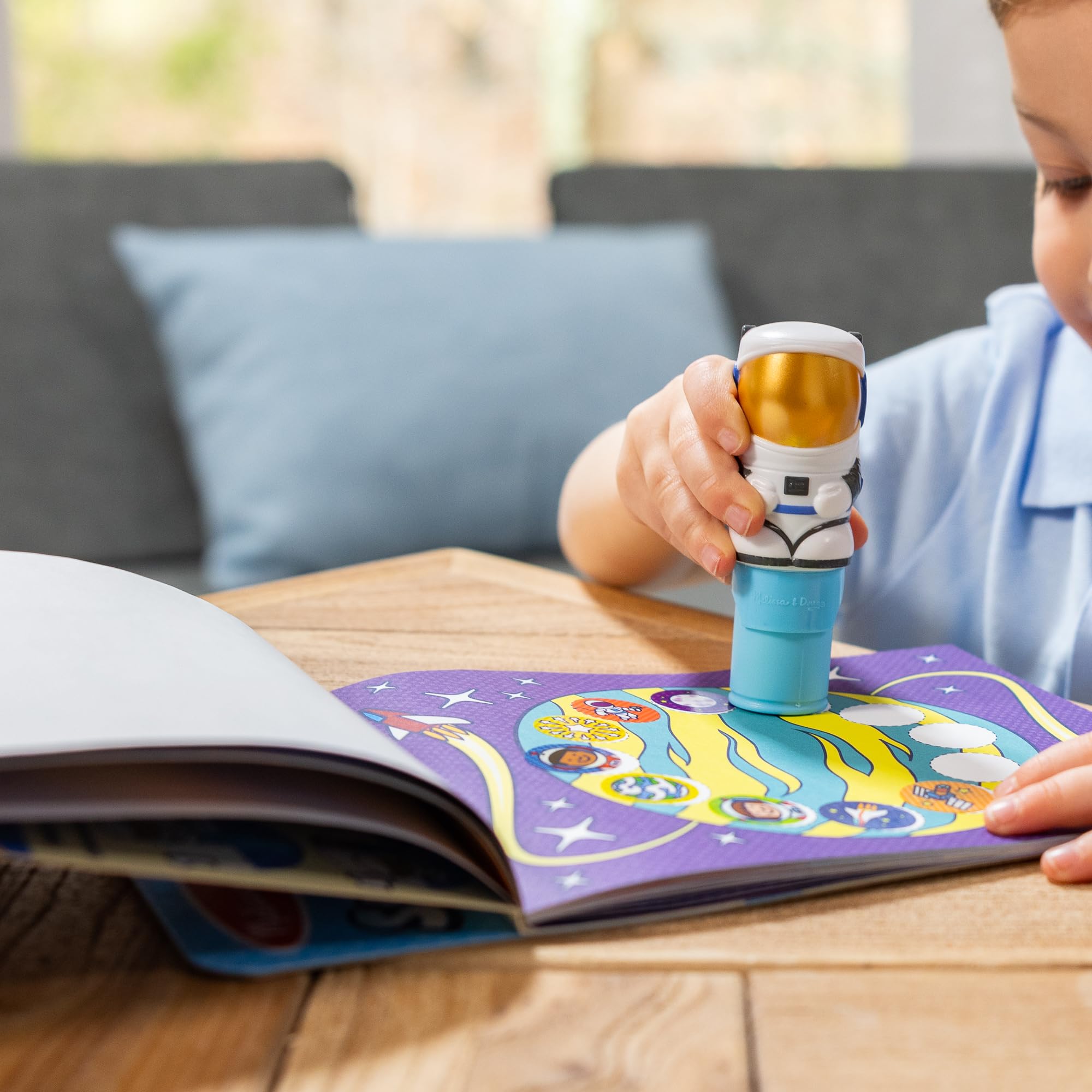 Melissa & Doug Sticker WOW! 24-Page Activity Pad and Sticker Stamper with 300 Stickers 7