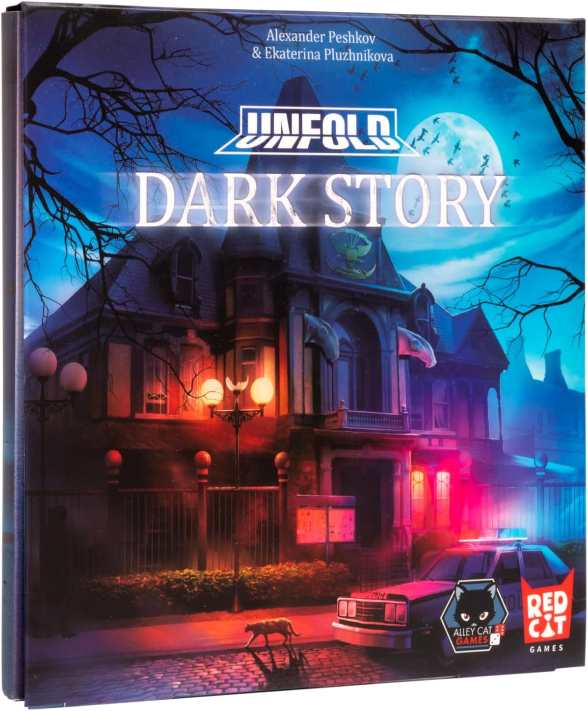 Alley Cat Games Unfold - Foldable Escape Room Adventure Puzzle Game (Dark Story)