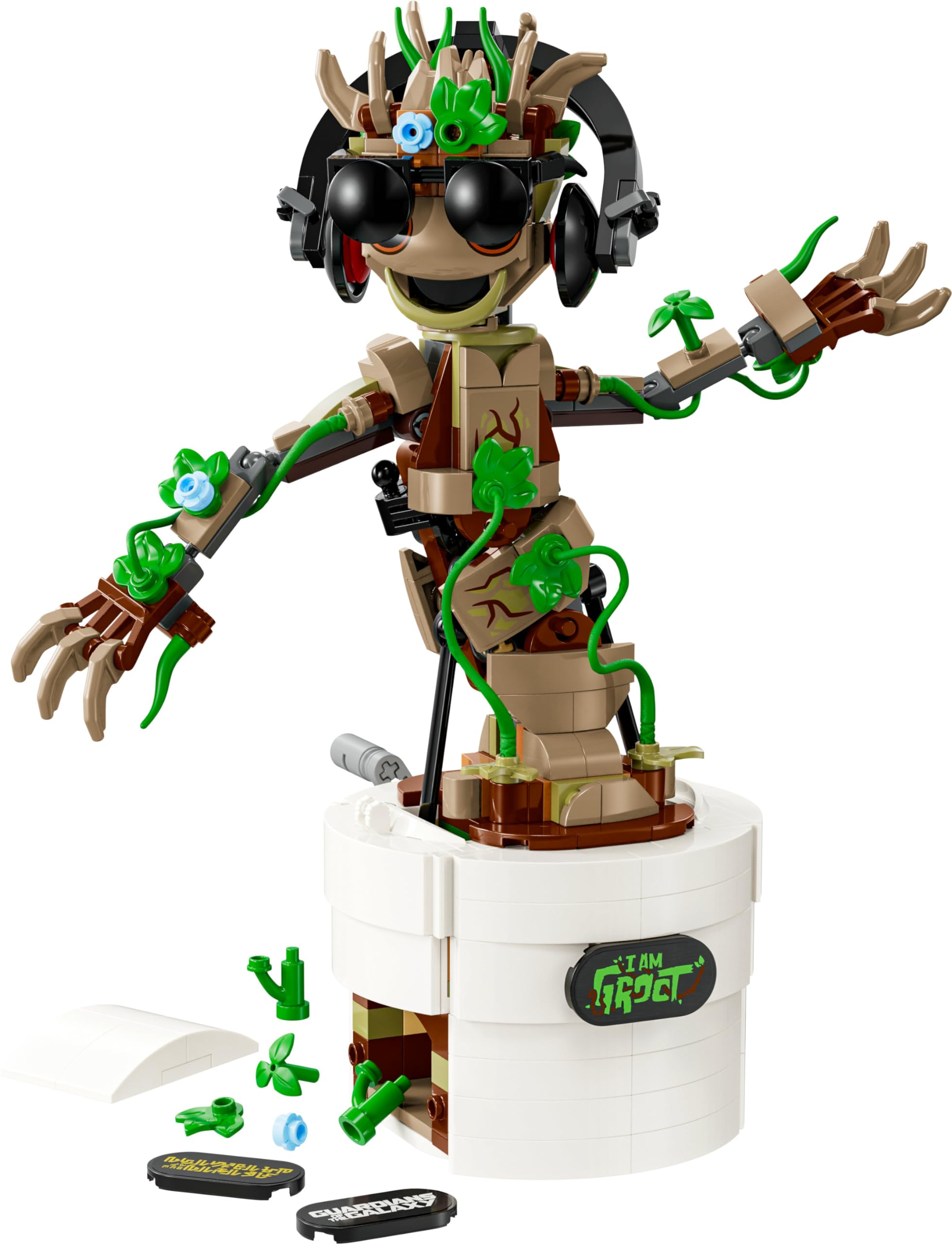 LEGO Marvel Dancing Groot Buildable Animated Toy Action Figure 76297 | Ages 10+ 4