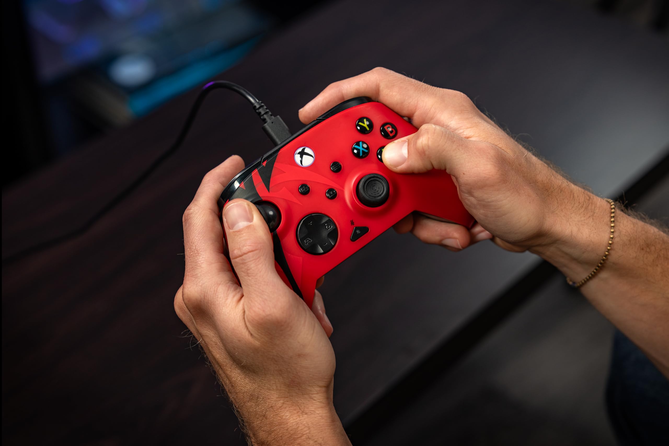 Turtle Beach Rematch Advanced Wired Gaming Controller - Spirit Red | Xbox & PC 8