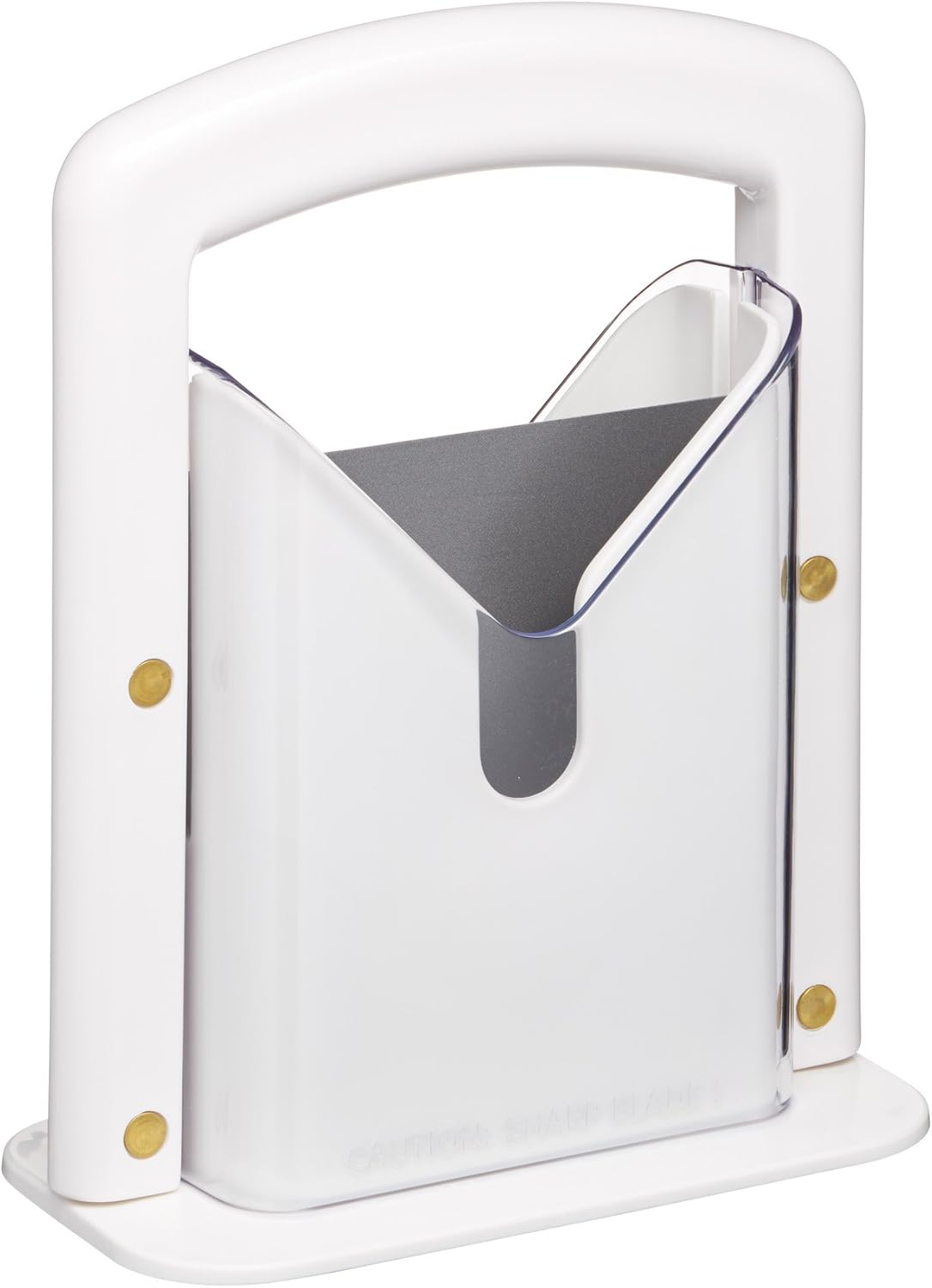 KitchenCraft Bagel Slicer in Gift Box, Plastic / Carbon Steel, White, 18 x 9.5 x 23.5cm 1