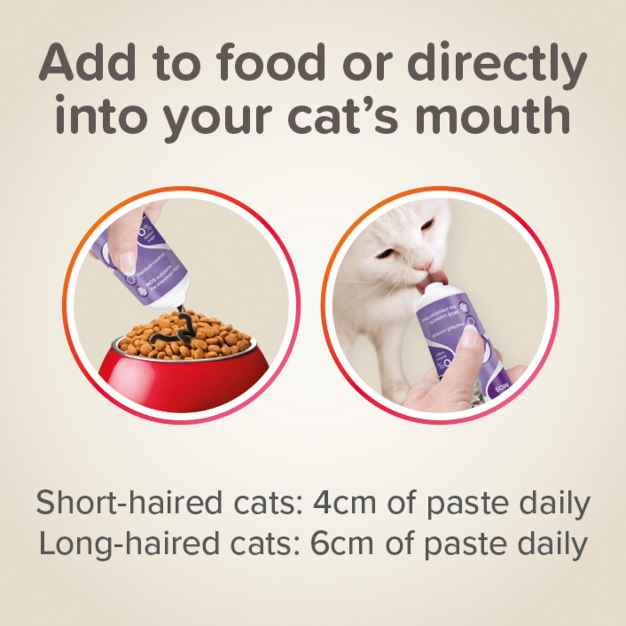 Beaphar Hairball Paste for Cats - 2-in-1 Malt & Prebiotic Formula | 100g 3