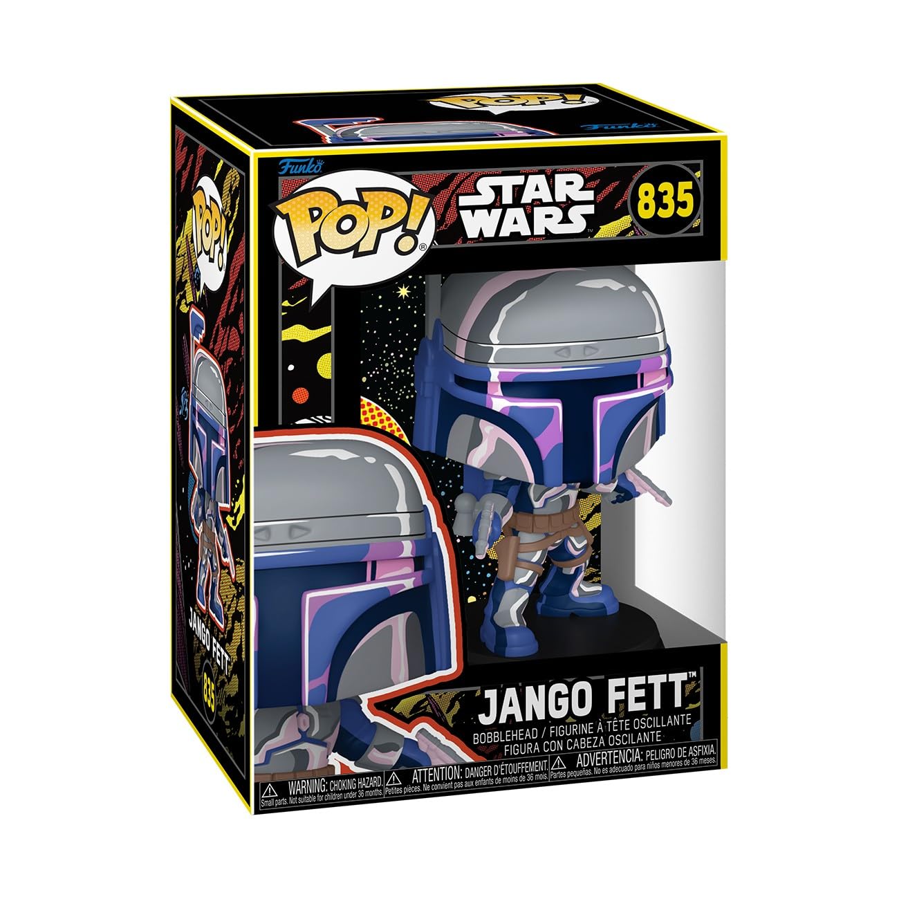 Funko POP! Star Wars: Jango Fett Retro Collectable Vinyl Figure | 3.75 Inches