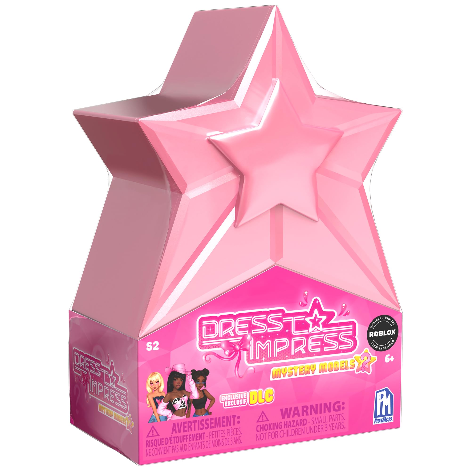 Dress To Impress Mystery Models Series 2 - Collectible Posable Dolls with Display Capsule & DLC Code